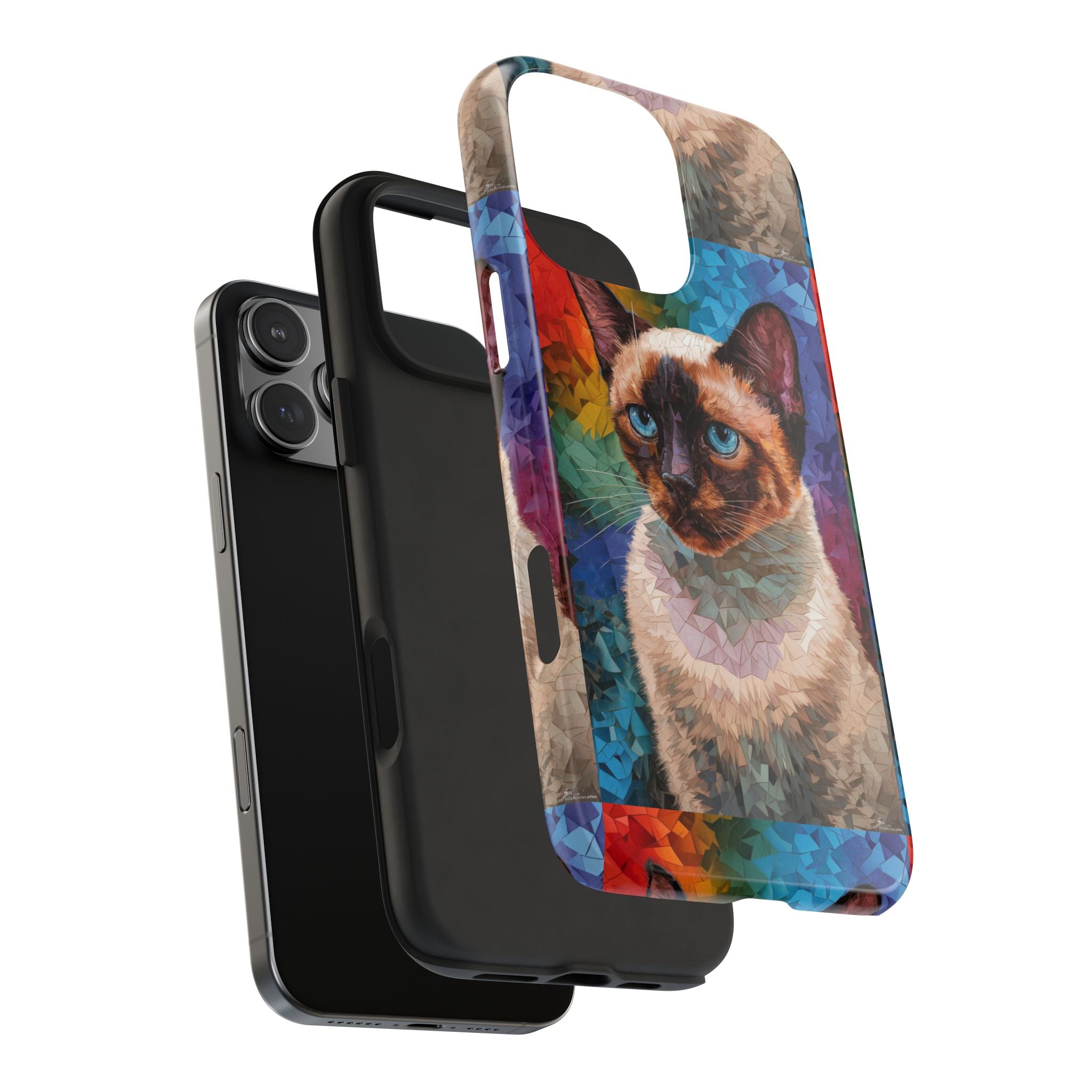 Siamese Kittty - Tough Case for iPhone 14, 15, 16