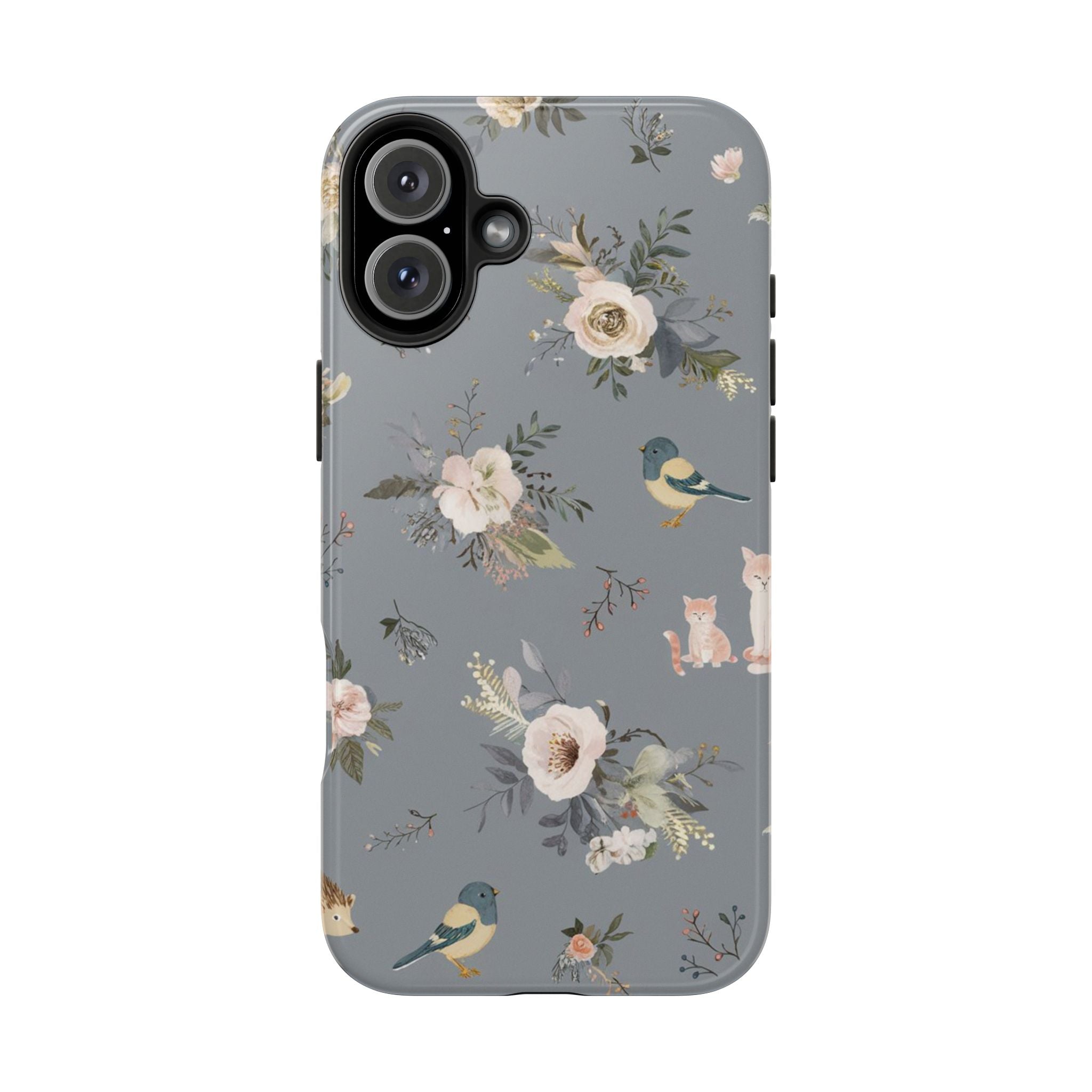 Cats and Birds - Tough Case for iPhone 14, 15, 16