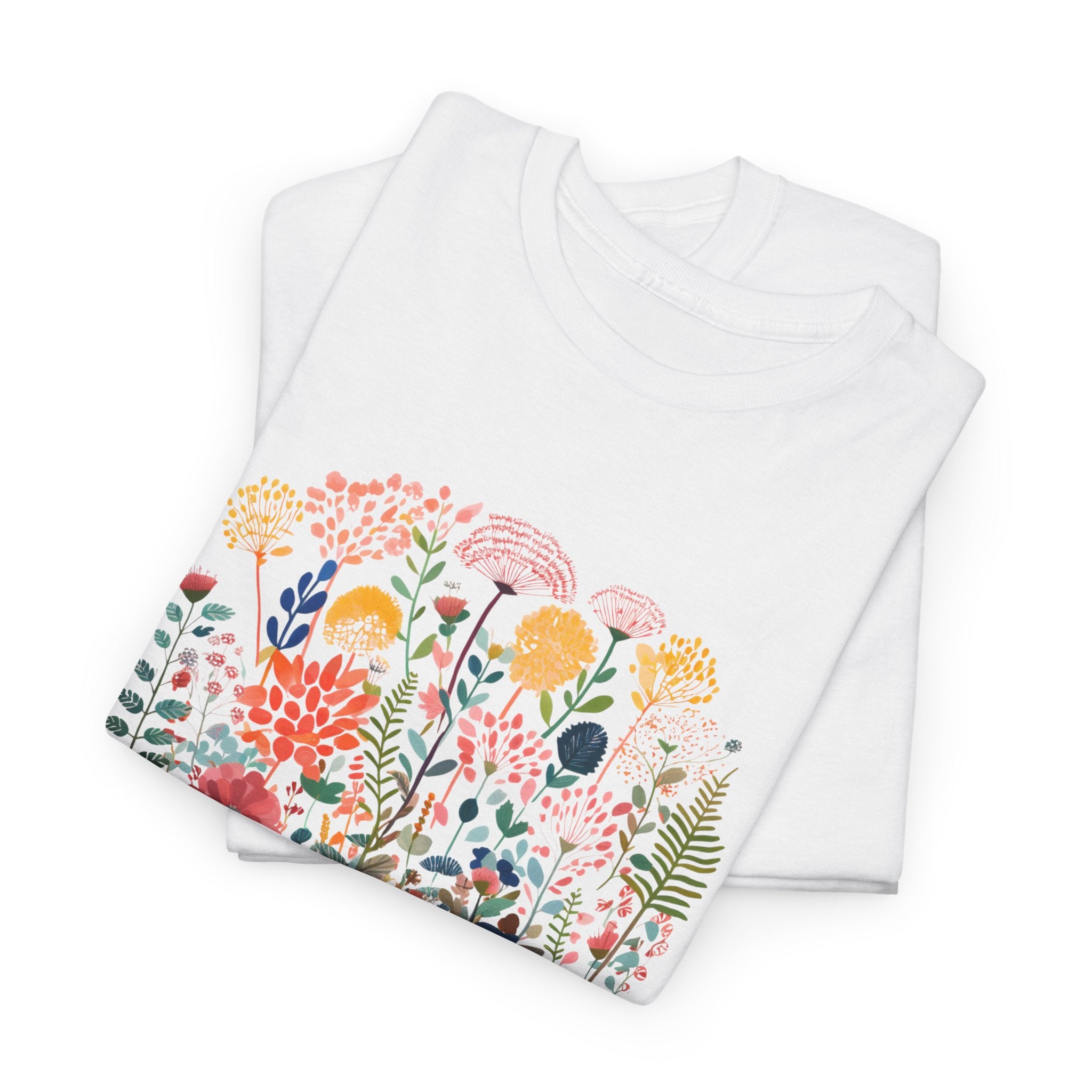 Bloomin' Wildflowers Heavy Cotton Tee -  Spring Celebrations