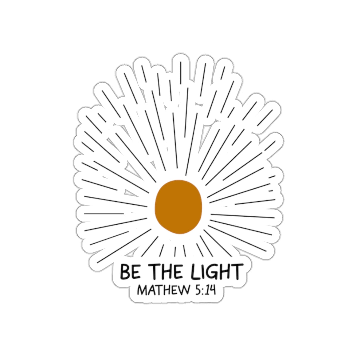 Be The Light - Matthew 5:14 Bible Kiss-Cut Stickers