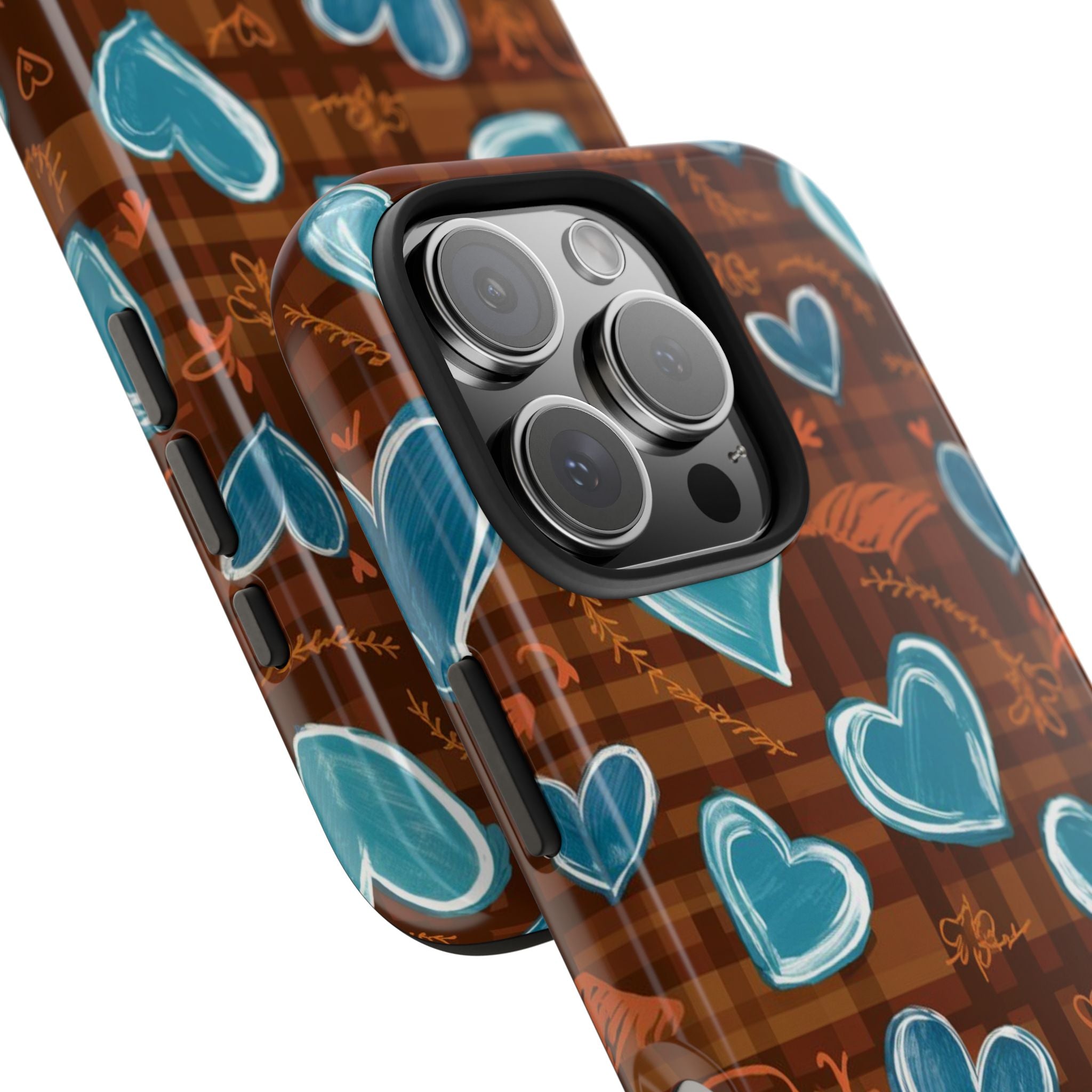 Plaid Blues - Tough Case for iPhone 14, 15, 16 - Spruced Roost