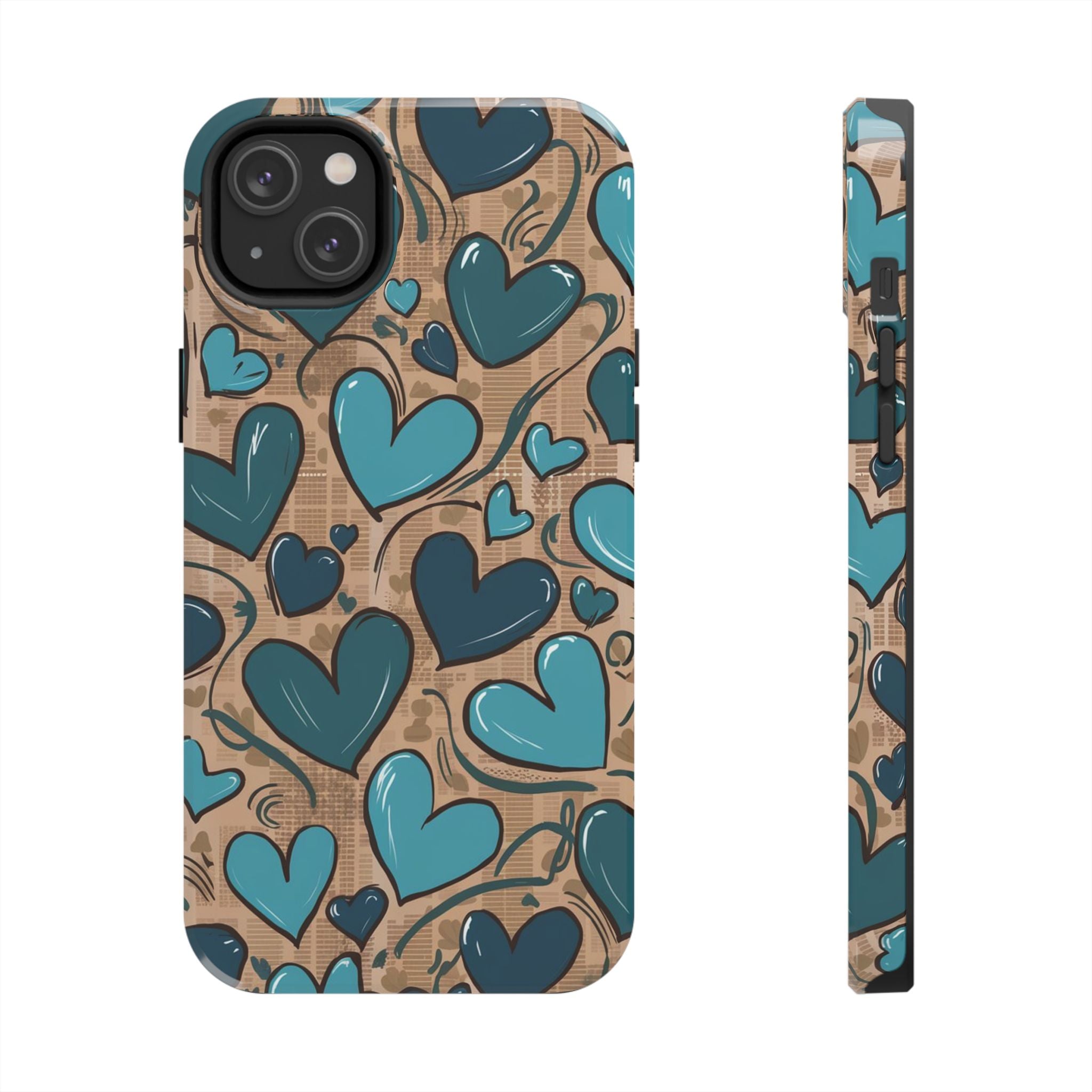 Cora Azul  - Tough Case for iPhone 14, 15, 16 - Spruced Roost