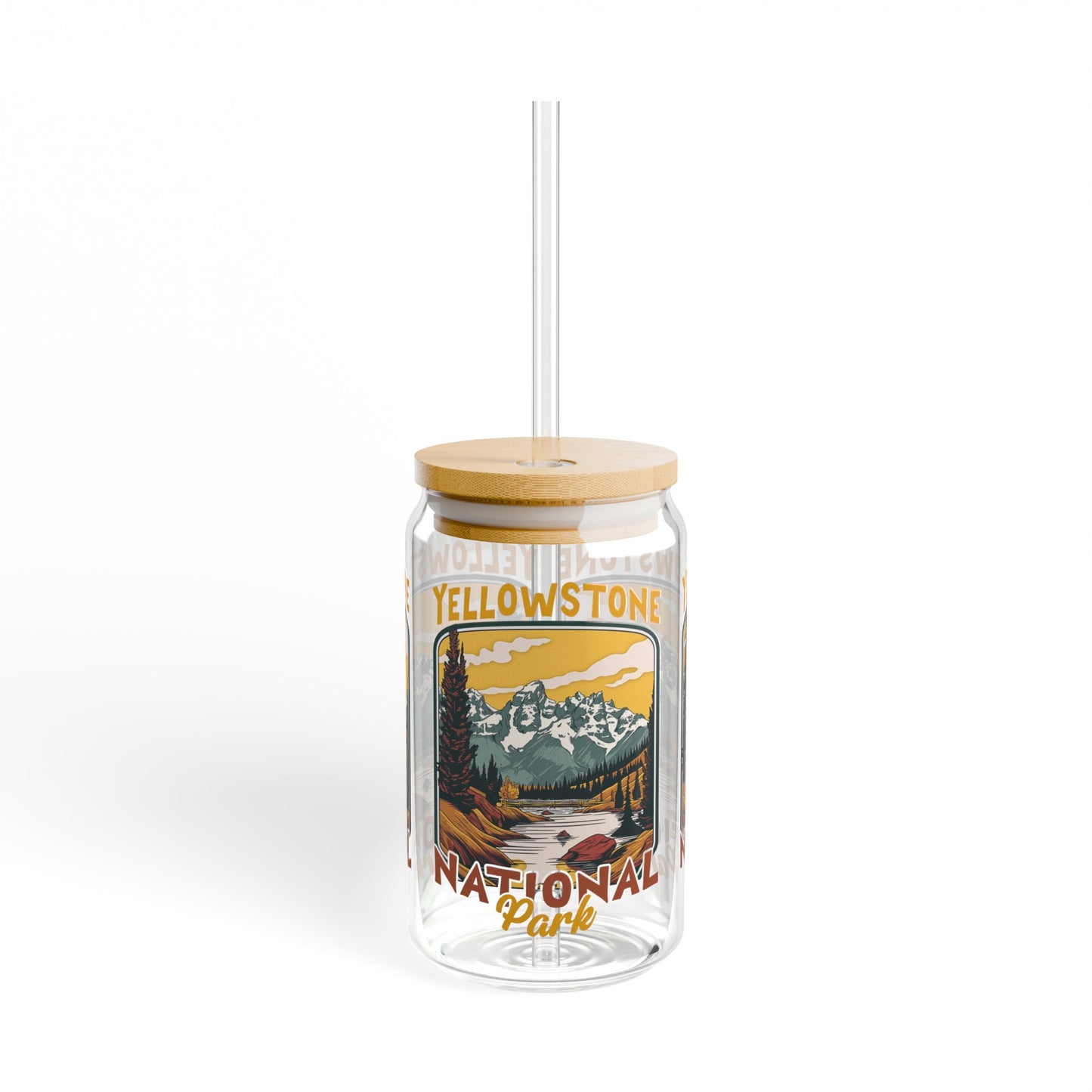 Yellowstone National Park - Sipper Glass, 16oz