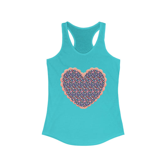 Up-Hearted Women's Ideal Racerback Tank