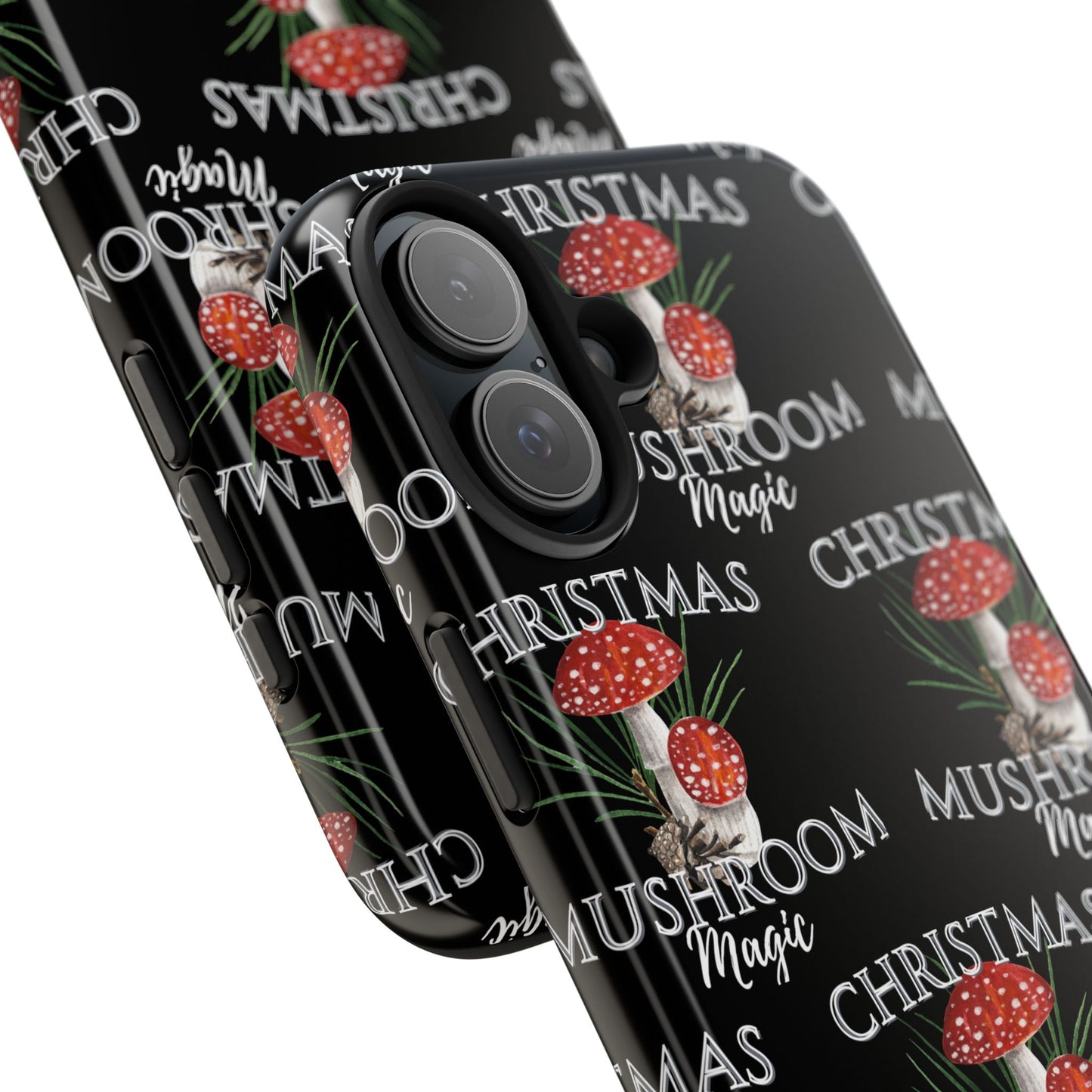 Merry Mushroom Christmas - Tough Case for iPhone 14, 15, 16