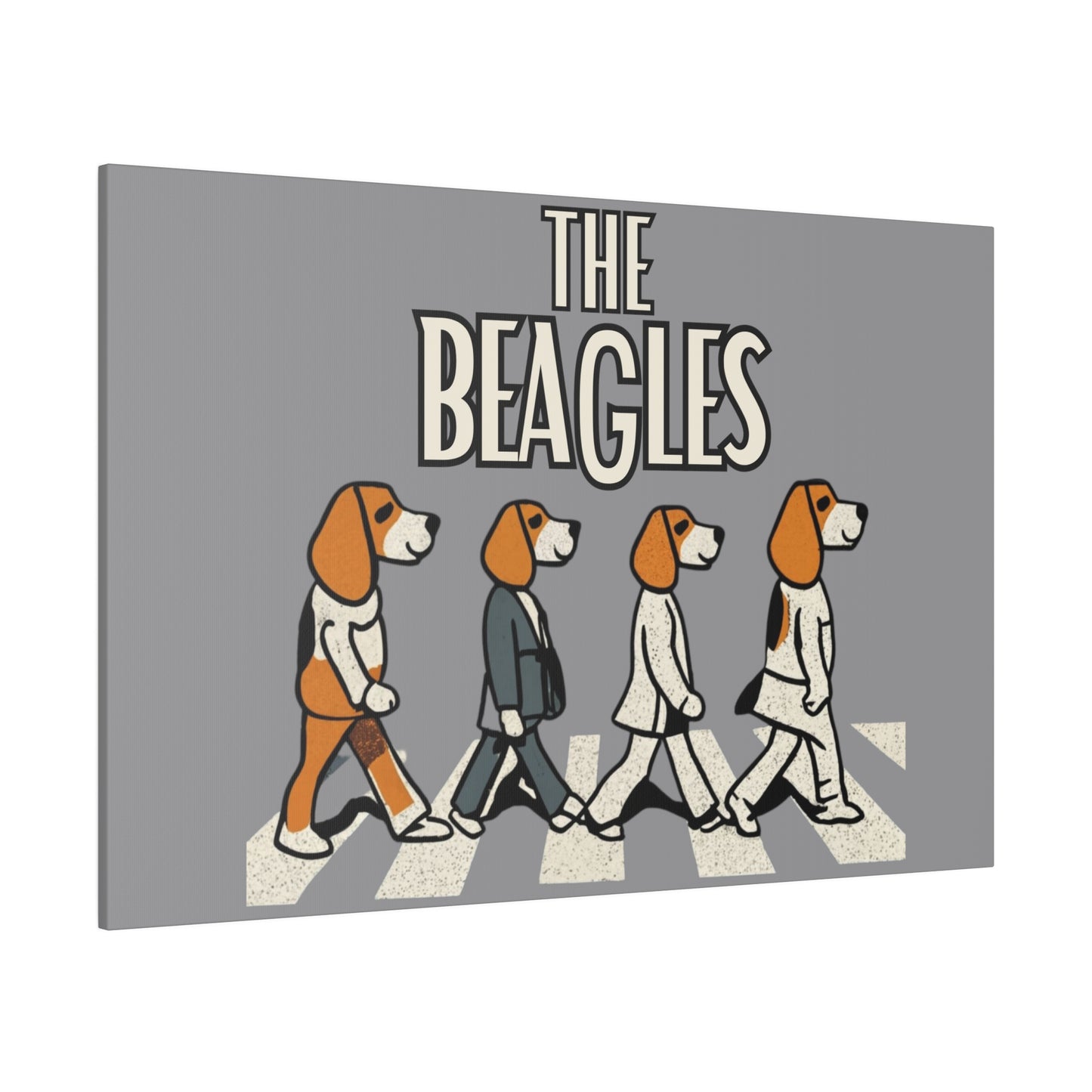 The Beagles - Matte Canvas, Stretched, 0.75"