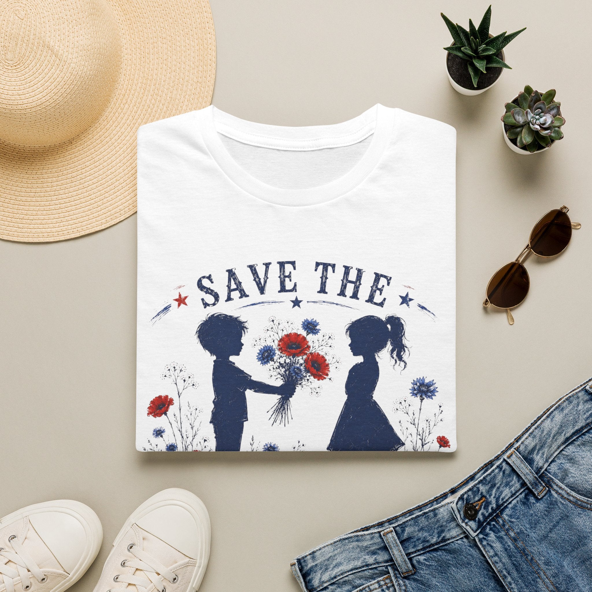 Save the Wildflowers T‑Shirt — Floral Conservation Tee