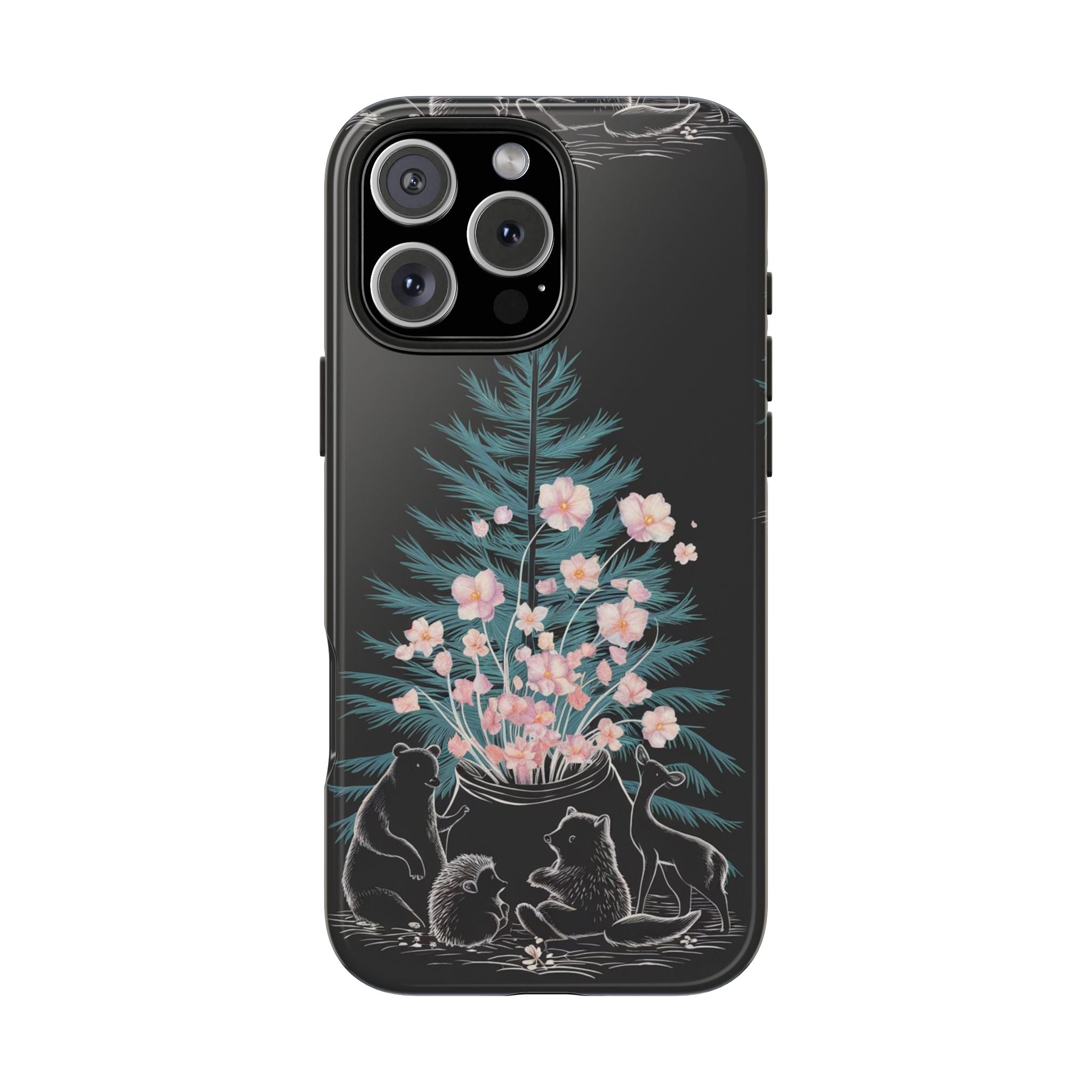 Campfire Woodland Friends - Tough Case for iPhone 14, 15, 16 - Spruced Roost