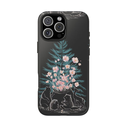 Campfire Woodland Friends - Tough Case for iPhone 14, 15, 16