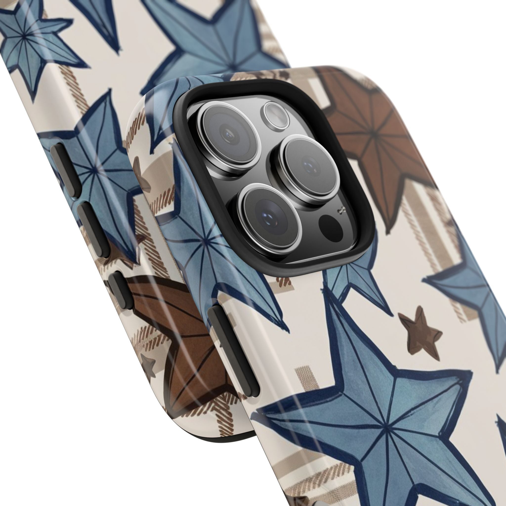 Plaid Stars - Tough Case for iPhone 14, 15, 16 - Spruced Roost