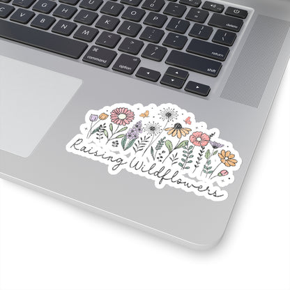 Raising Wildflowers Children Grandchildren Kiss-Cut Stickers