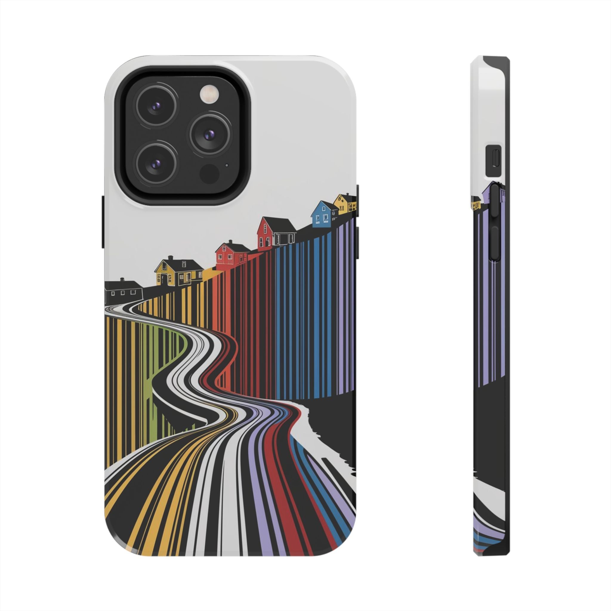Modern Suburbs - Tough Case for iPhone 14, 15, 16 - Spruced Roost