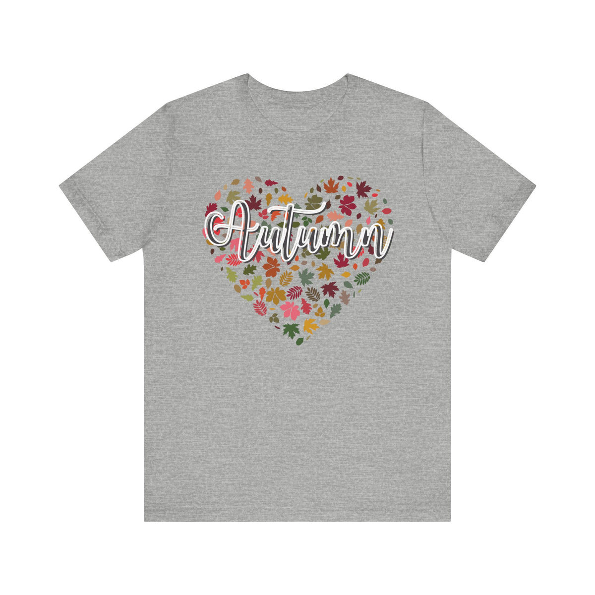 Autumn Love Heart Women's Jersey short sleeve tee