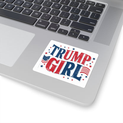 Trump Girl Kiss-Cut Stickers