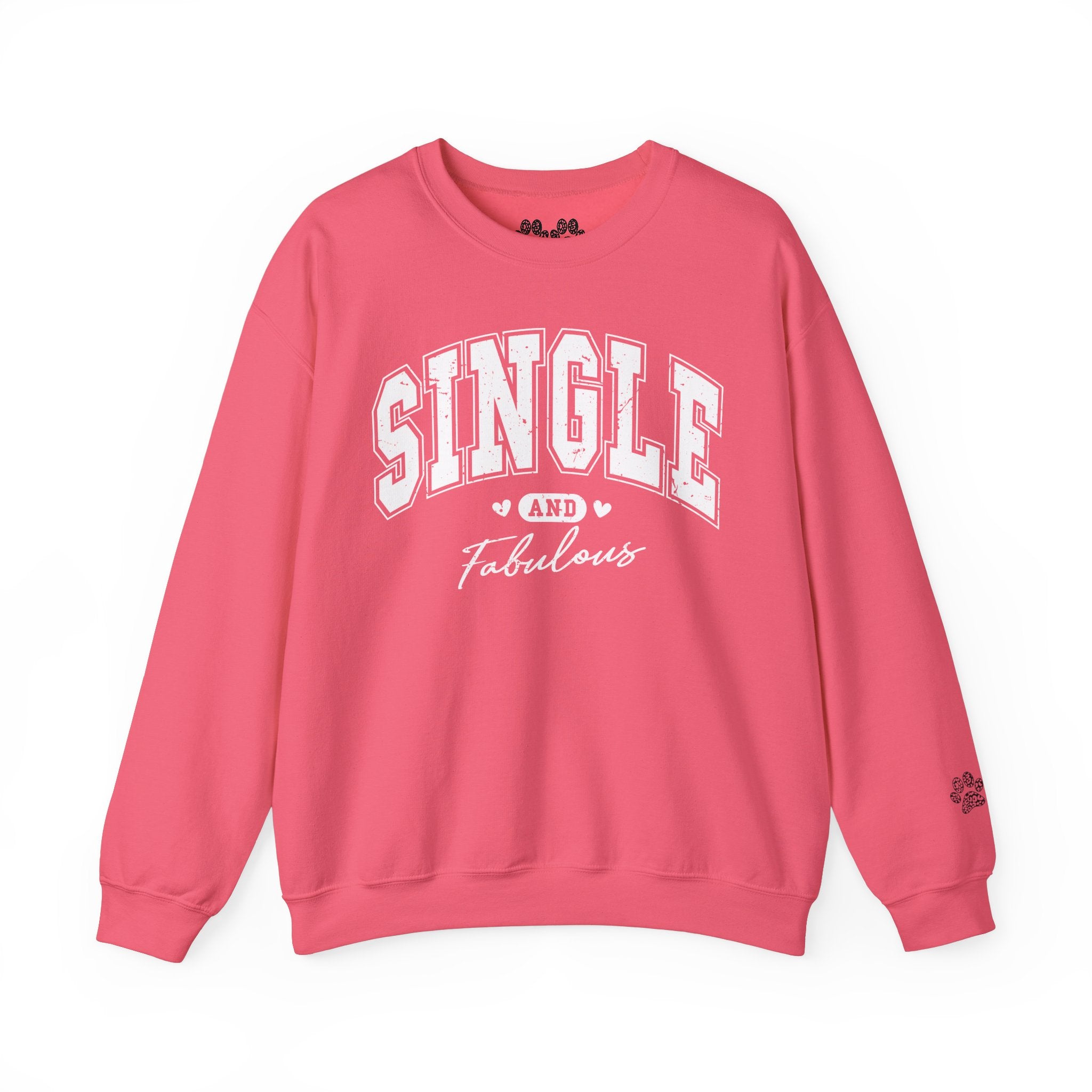 Single and Fabulous - Women's Heavy Blend™ Crewneck Sweatshirt