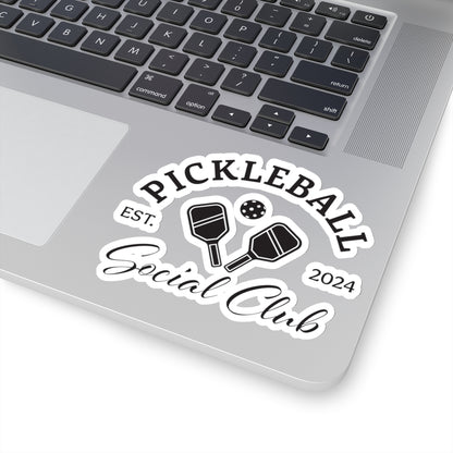 Pickleball Social Club Kiss-Cut Stickers