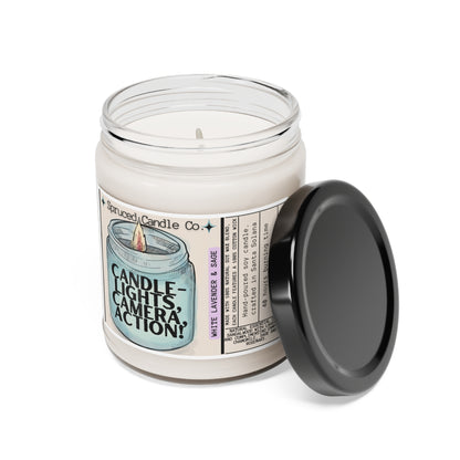 Farmstyle Scented Soy Candle, 9oz -White Lavender & Sage