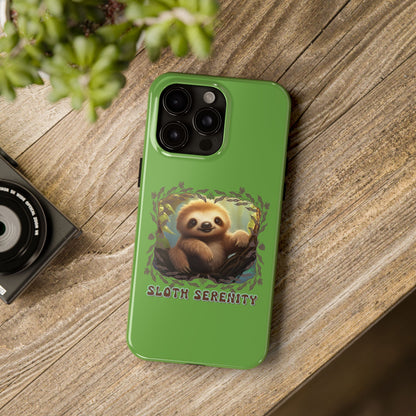 Sloth Serenity - Tough Case for iPhone 14, 15, 16