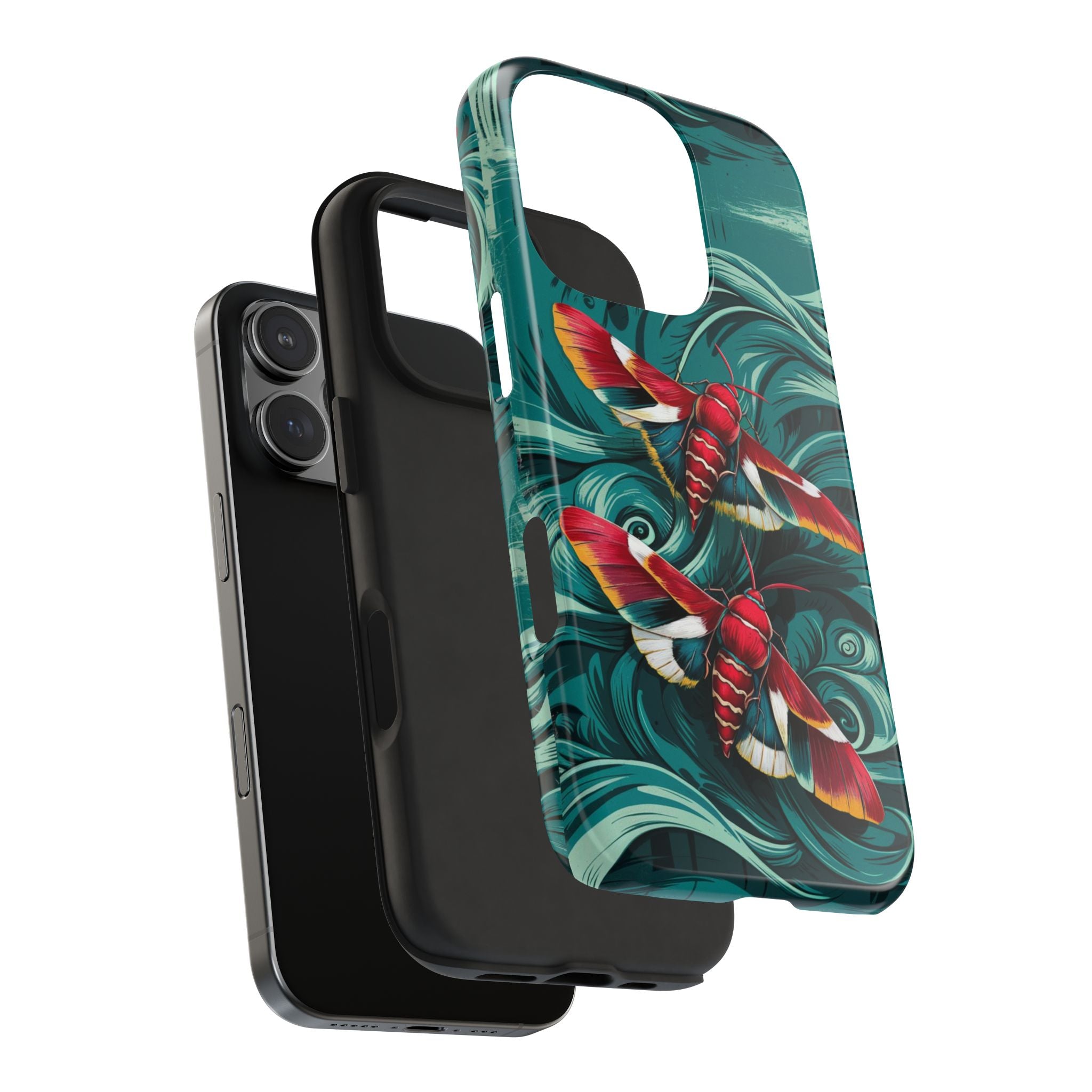 Asian Moth - Tough Case for iPhone 14, 15, 16 - Spruced Roost