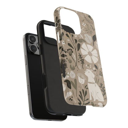 Natural Flower Dog - Tough Case for iPhone 14, 15, 16