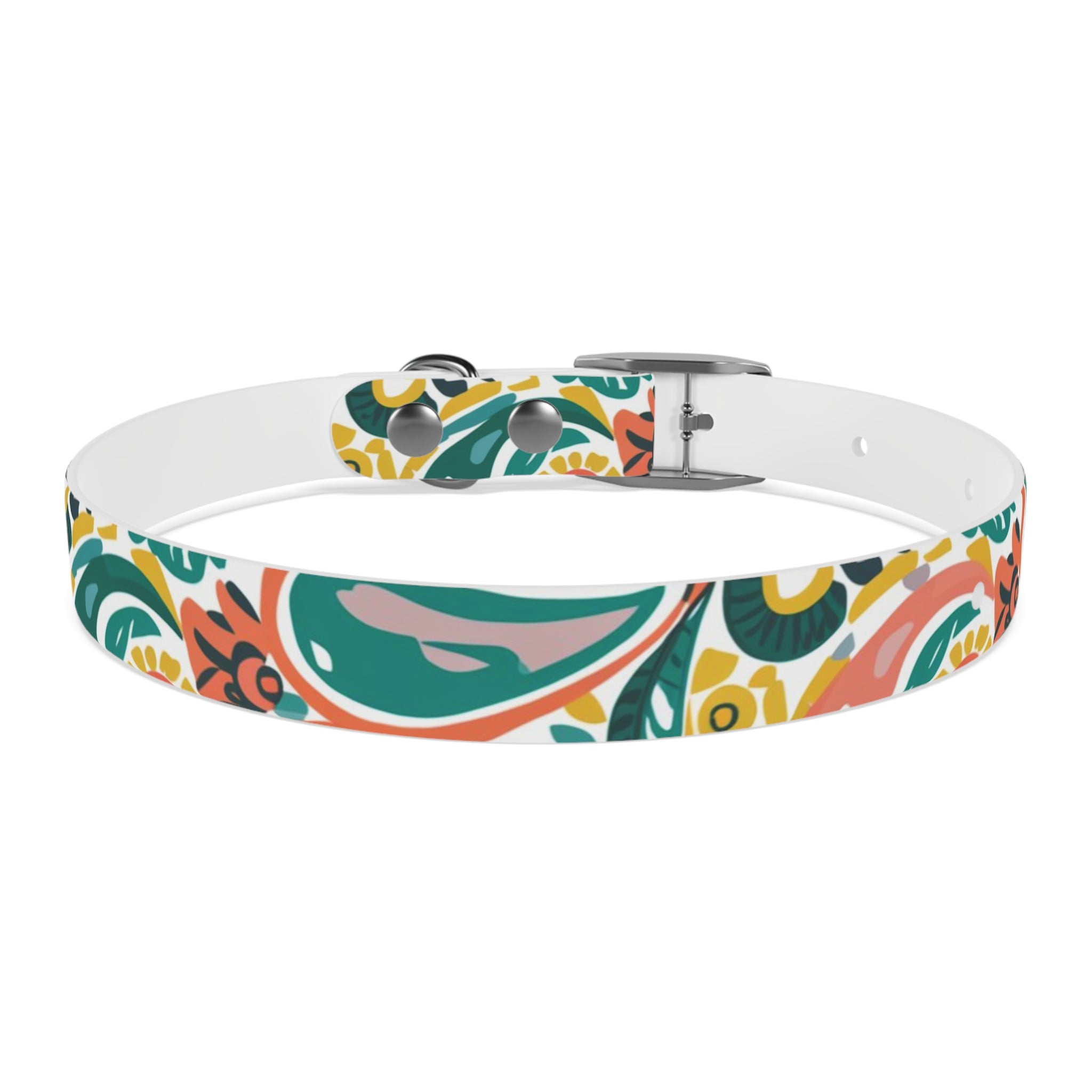 Paisley Persimmon - Dog Collar