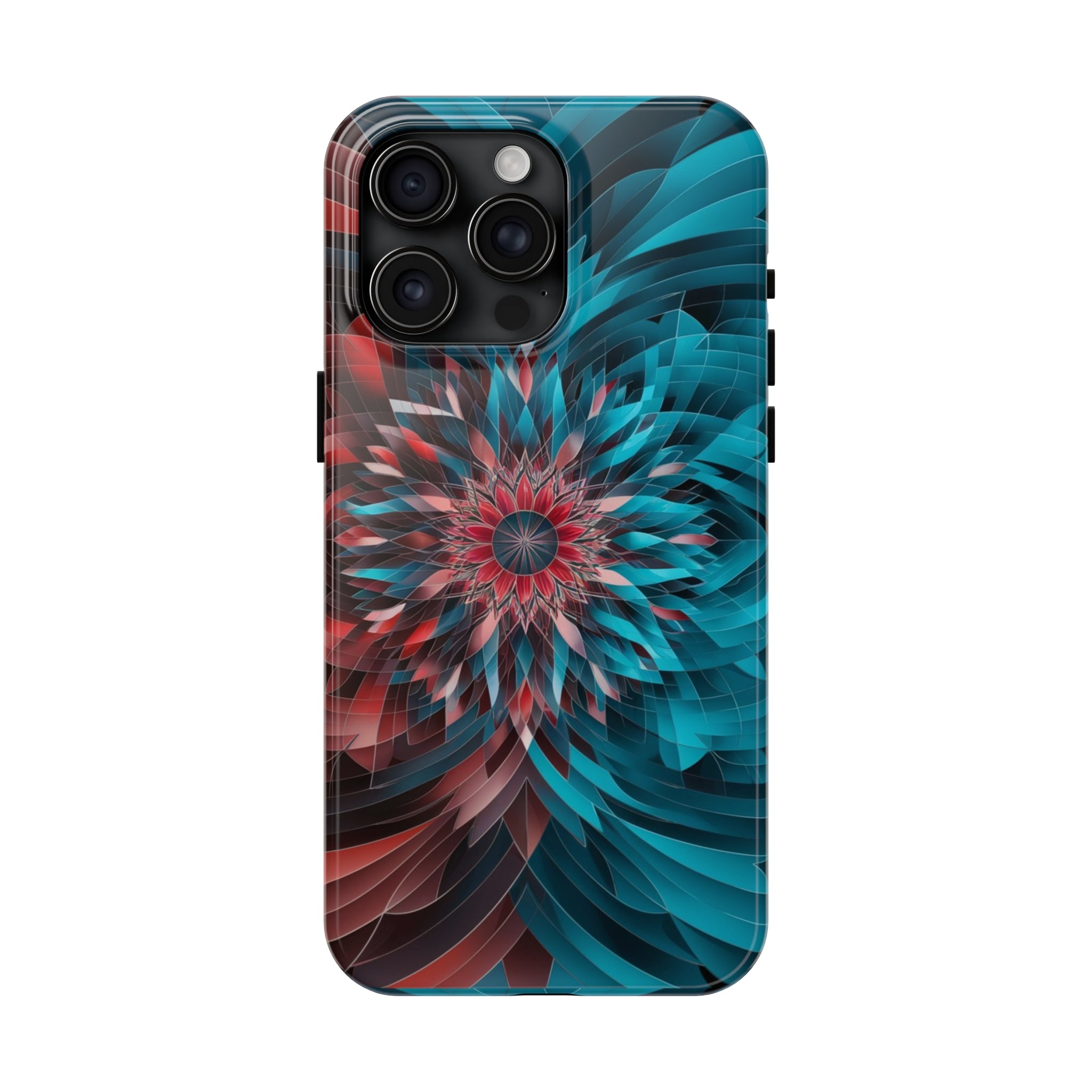 Mandala Maroon and Blue - Tough Phone Cases