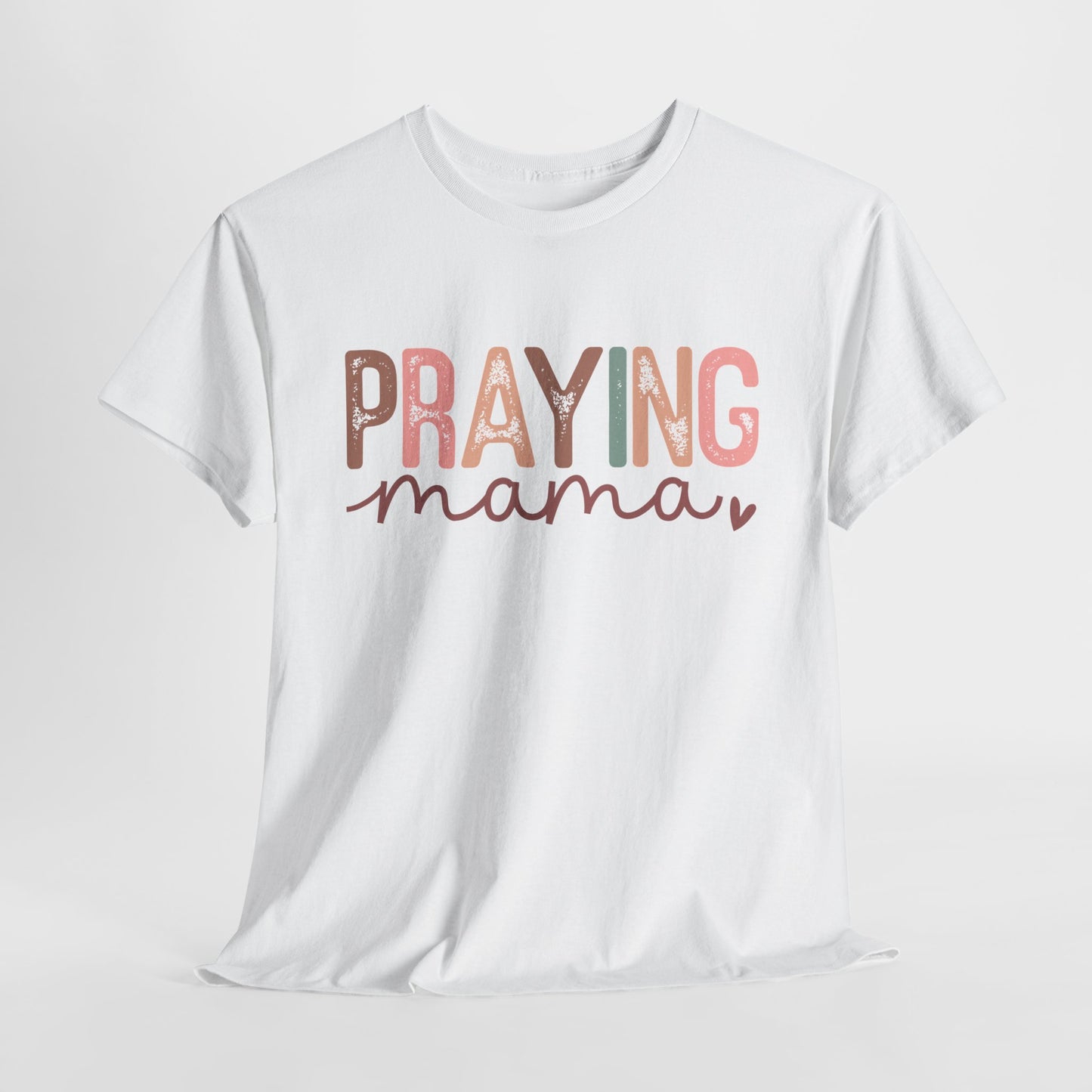 Praying Mama Colorful Unisex Heavy Cotton Tee