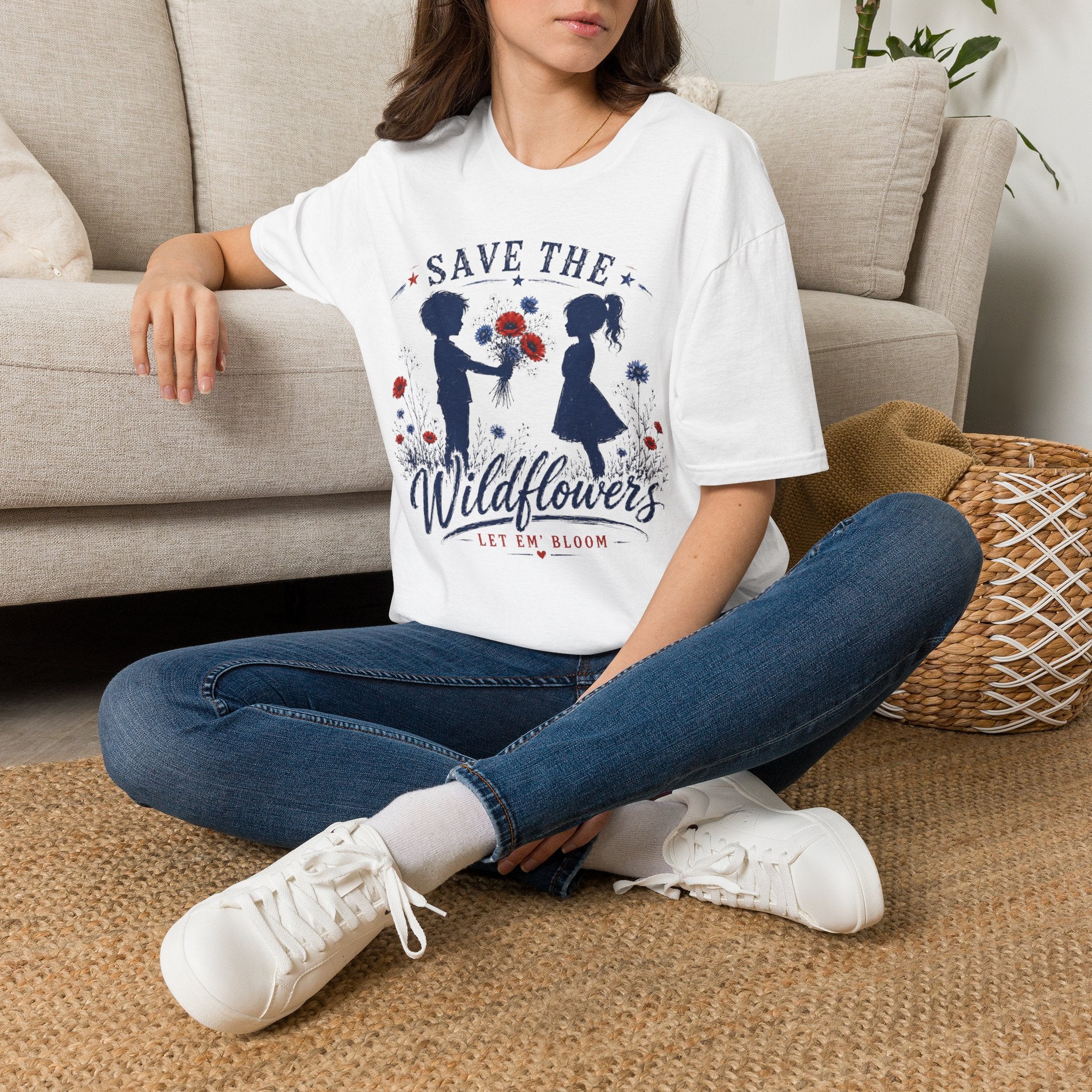 Save the Wildflowers T‑Shirt — Floral Conservation Tee