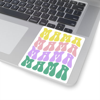 Mama Spring colors Kiss-Cut Stickers