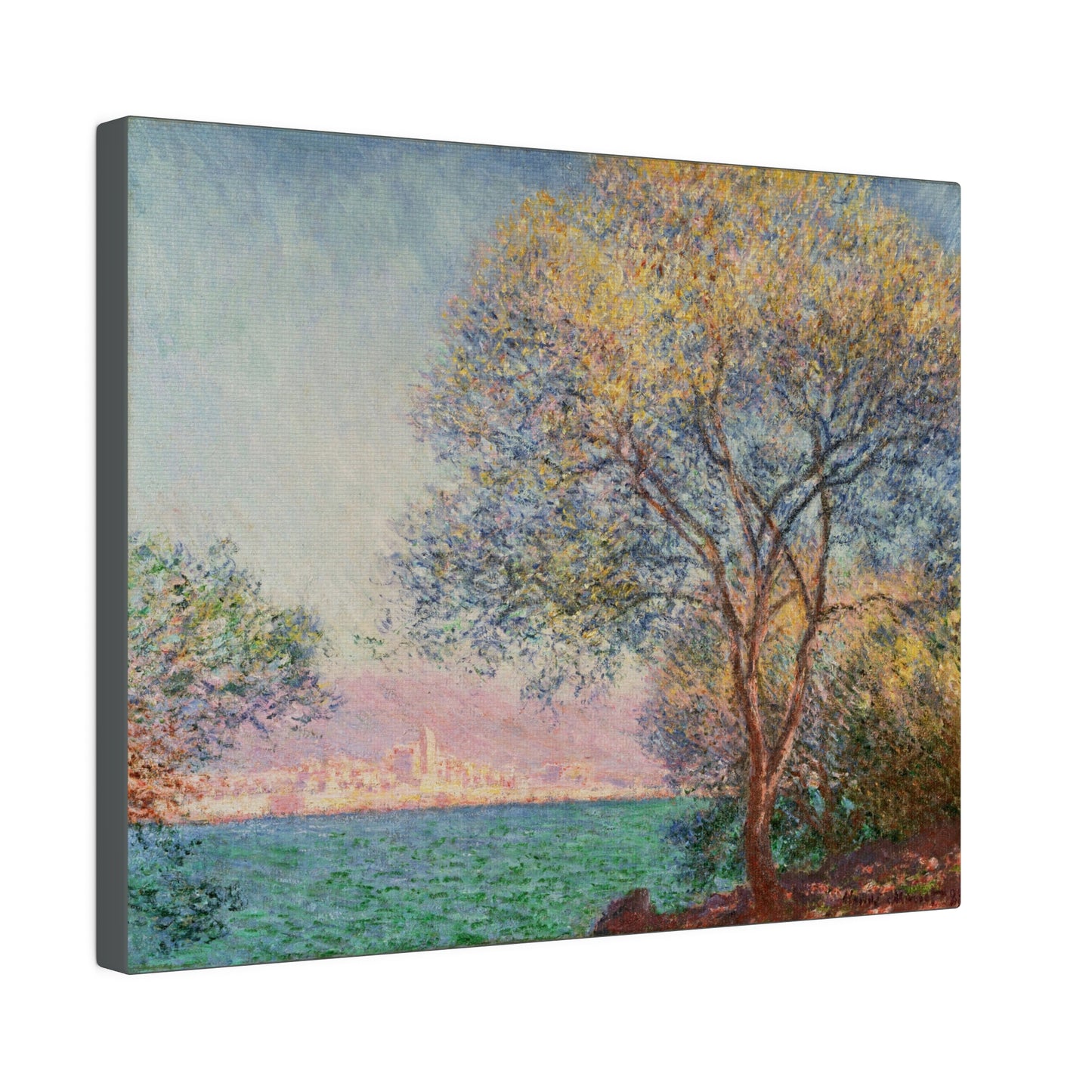 Antibes in the Morning - Claude Monet - Matte Canvas, Stretched, 0.75"