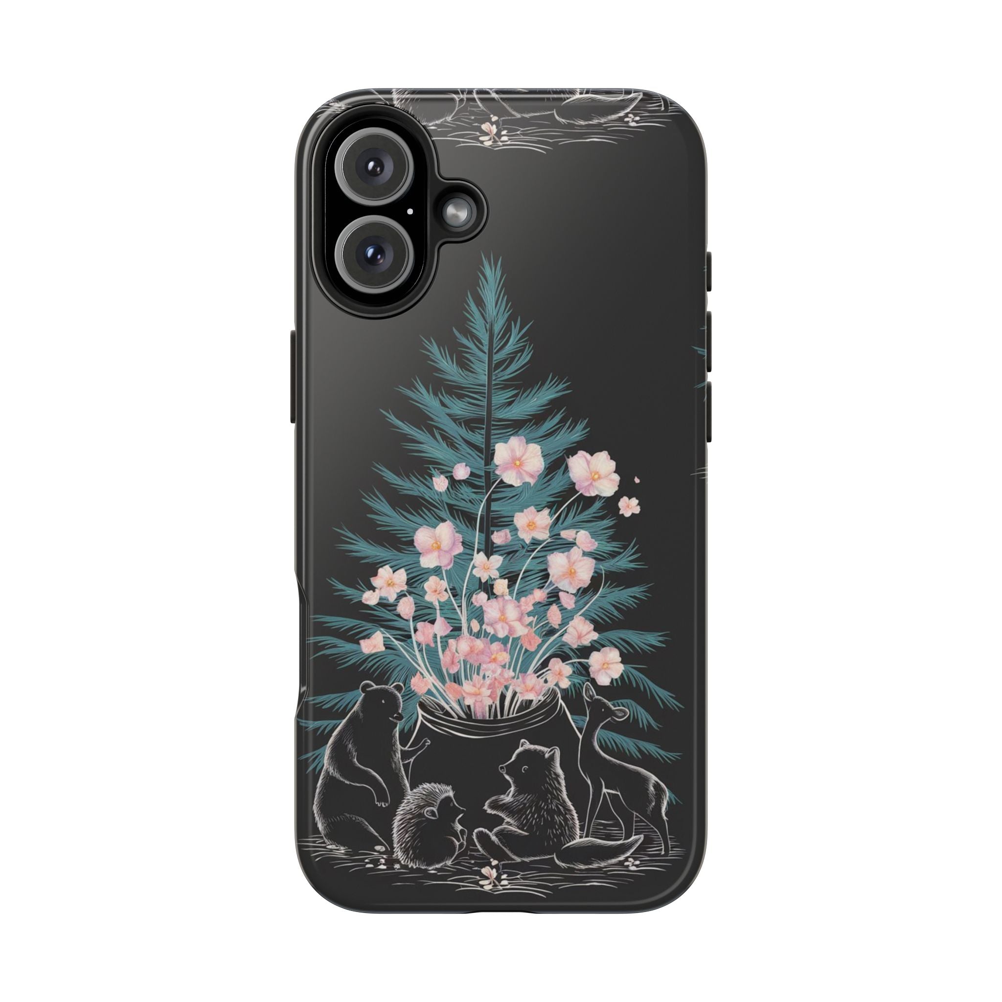 Campfire Woodland Friends - Tough Case for iPhone 14, 15, 16 - Spruced Roost