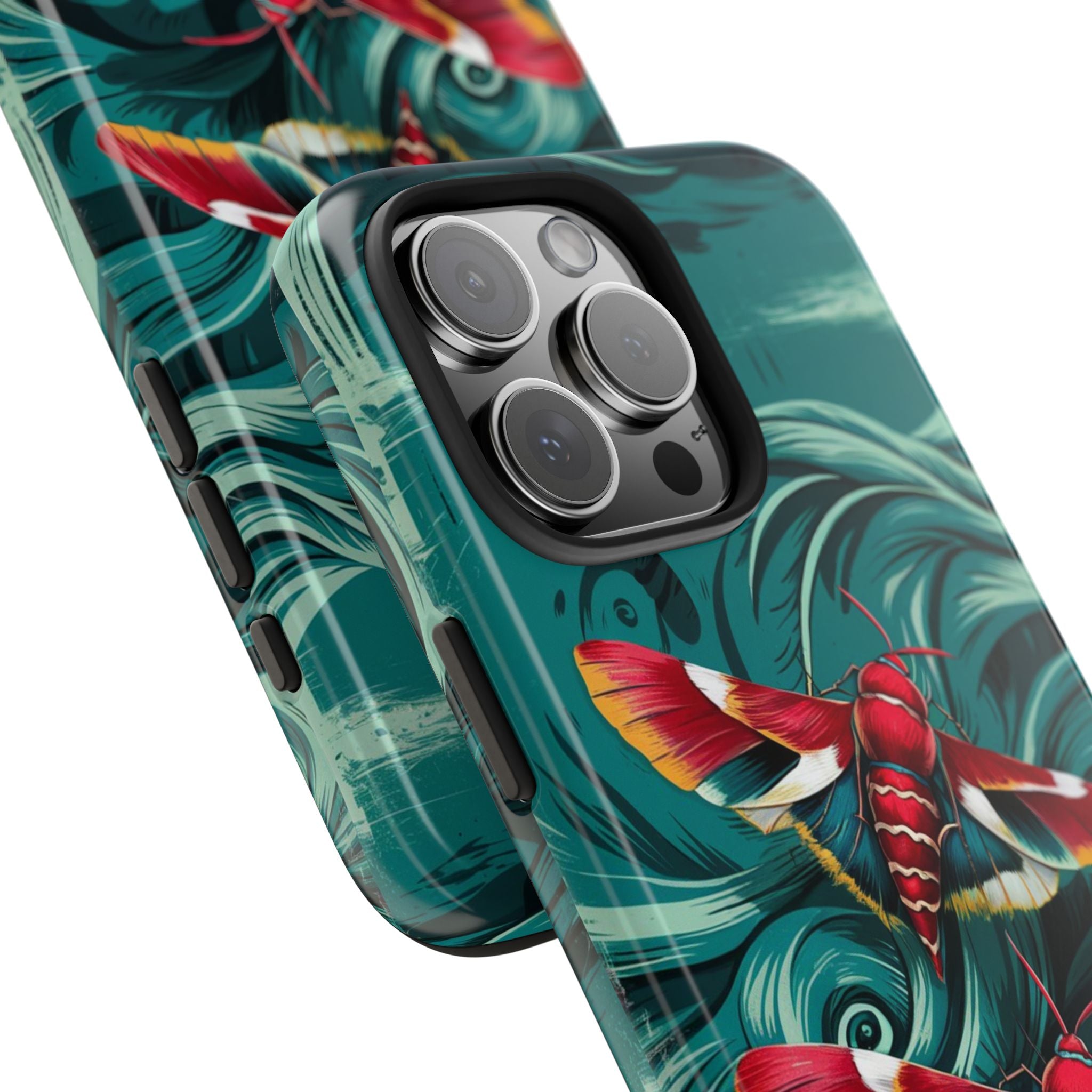 Asian Moth - Tough Case for iPhone 14, 15, 16 - Spruced Roost
