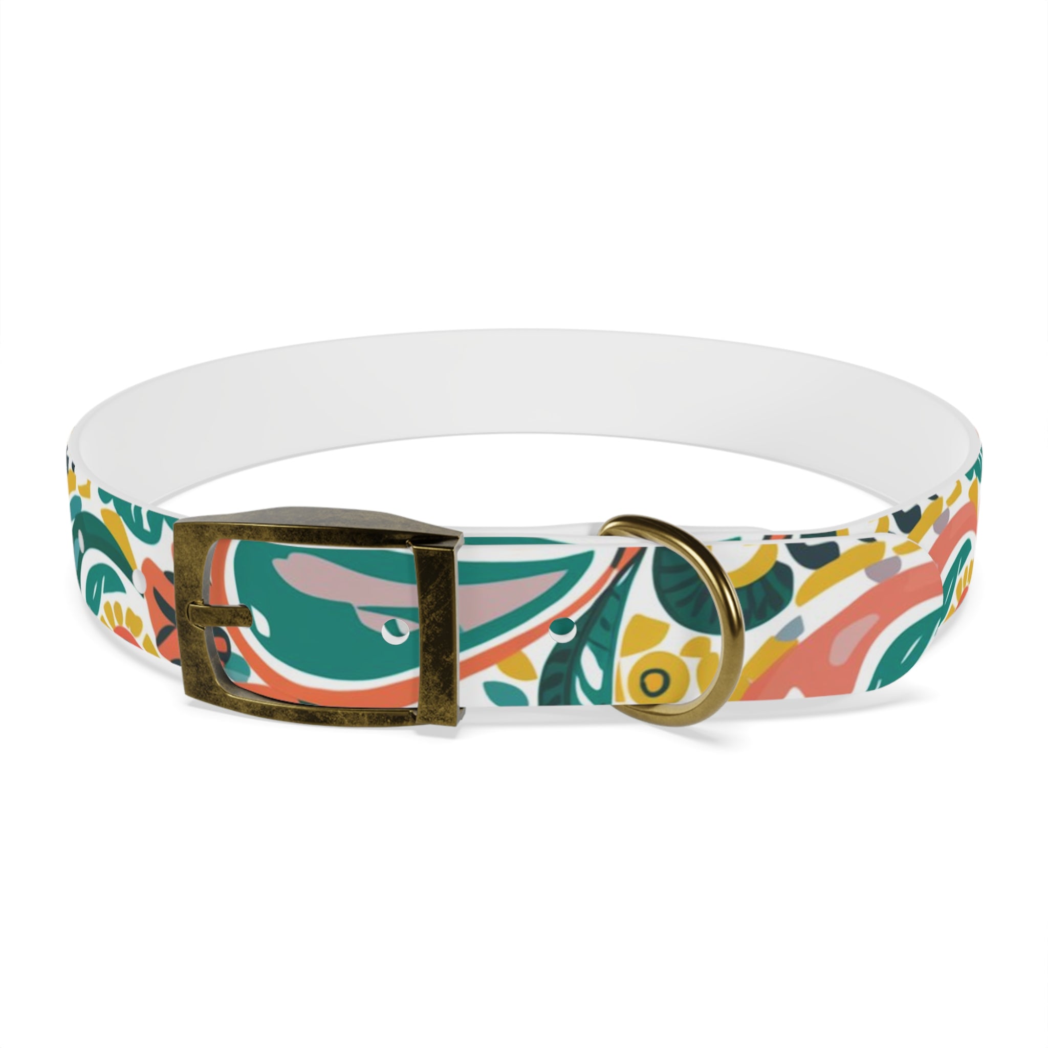 Paisley Persimmon - Dog Collar