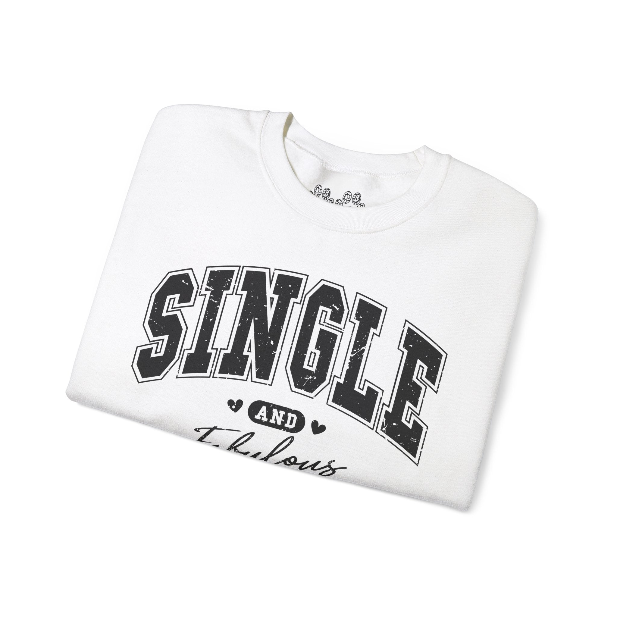 Single and Fabulous - Women's Heavy Blend™ Crewneck Sweatshirt