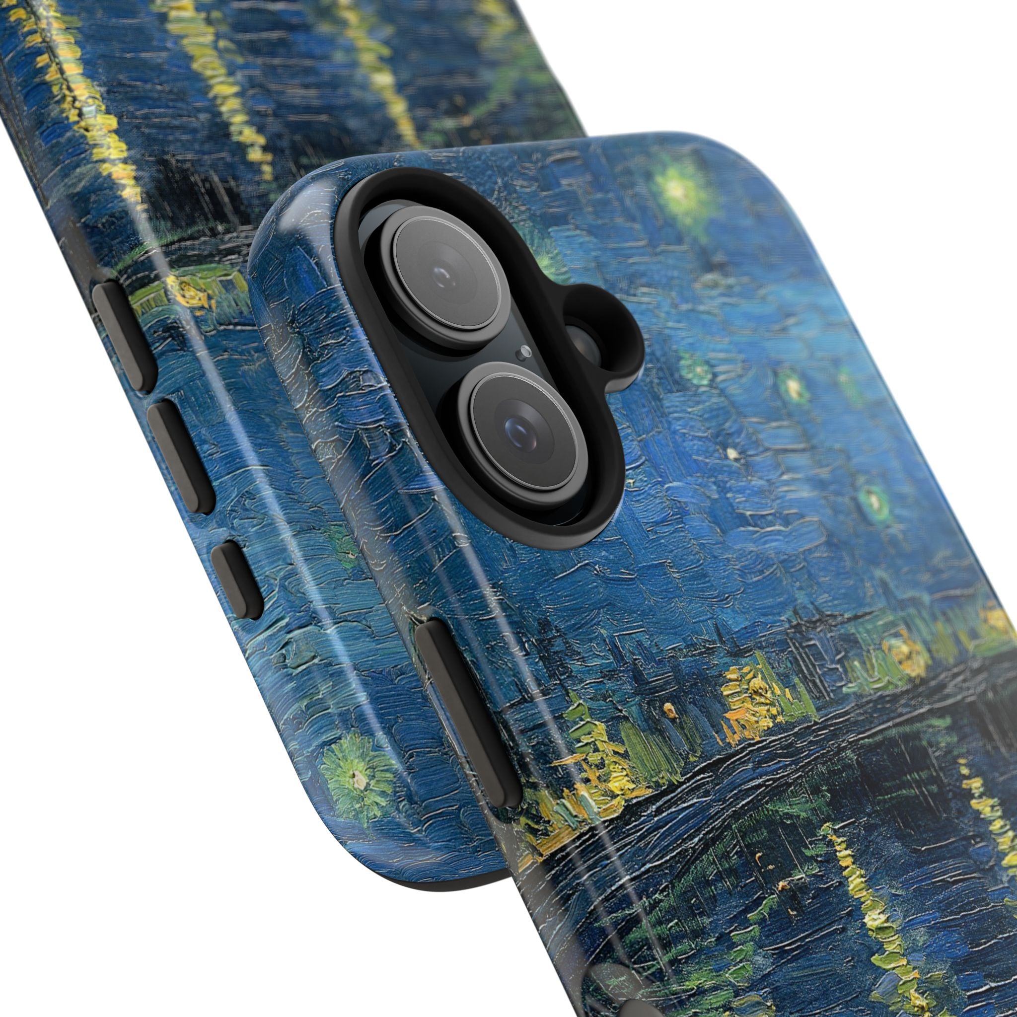 Starry Night Over the Rhone - Vincent Van Gogh - Tough Case for iPhone 14, 15, 16 - Spruced Roost