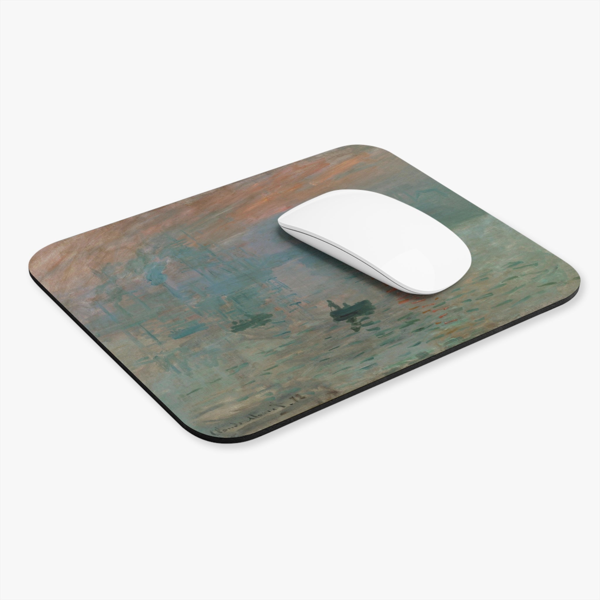 Impression Sunrise - Claude Monet - Mouse pad  (Rectangle) - Spruced Roost