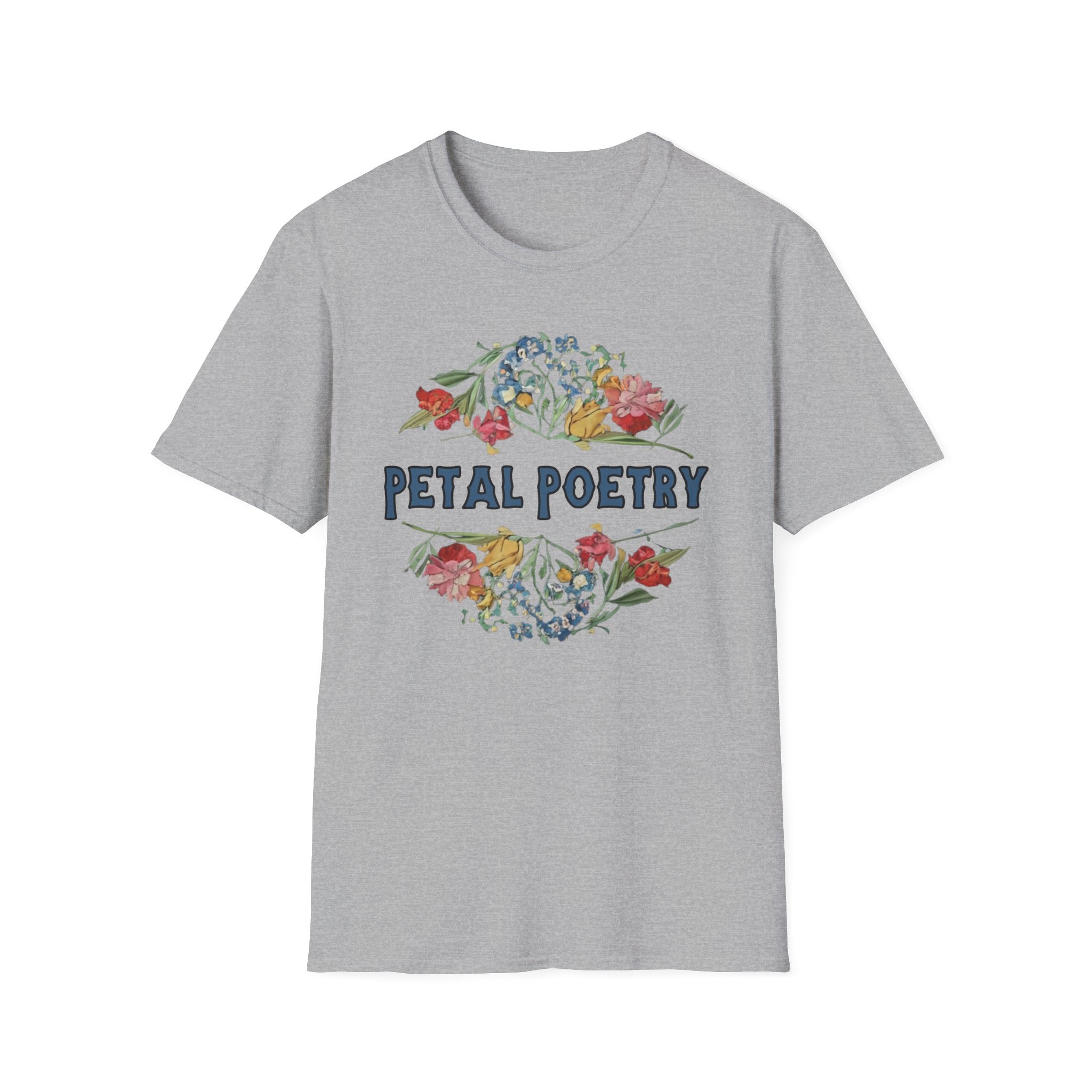 Petal Poetry Unisex Softstyle T-Shirt - S-3XL - Spruced Roost