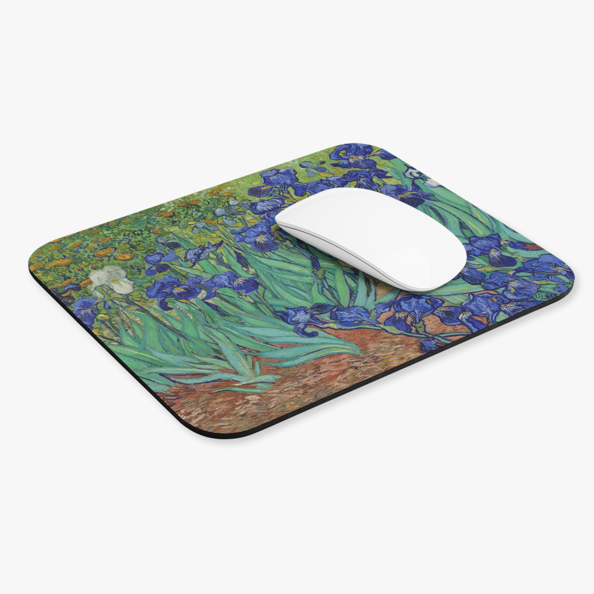 The Iris's - Vincent Van Gogh - Mouse Pad (Rectangle)