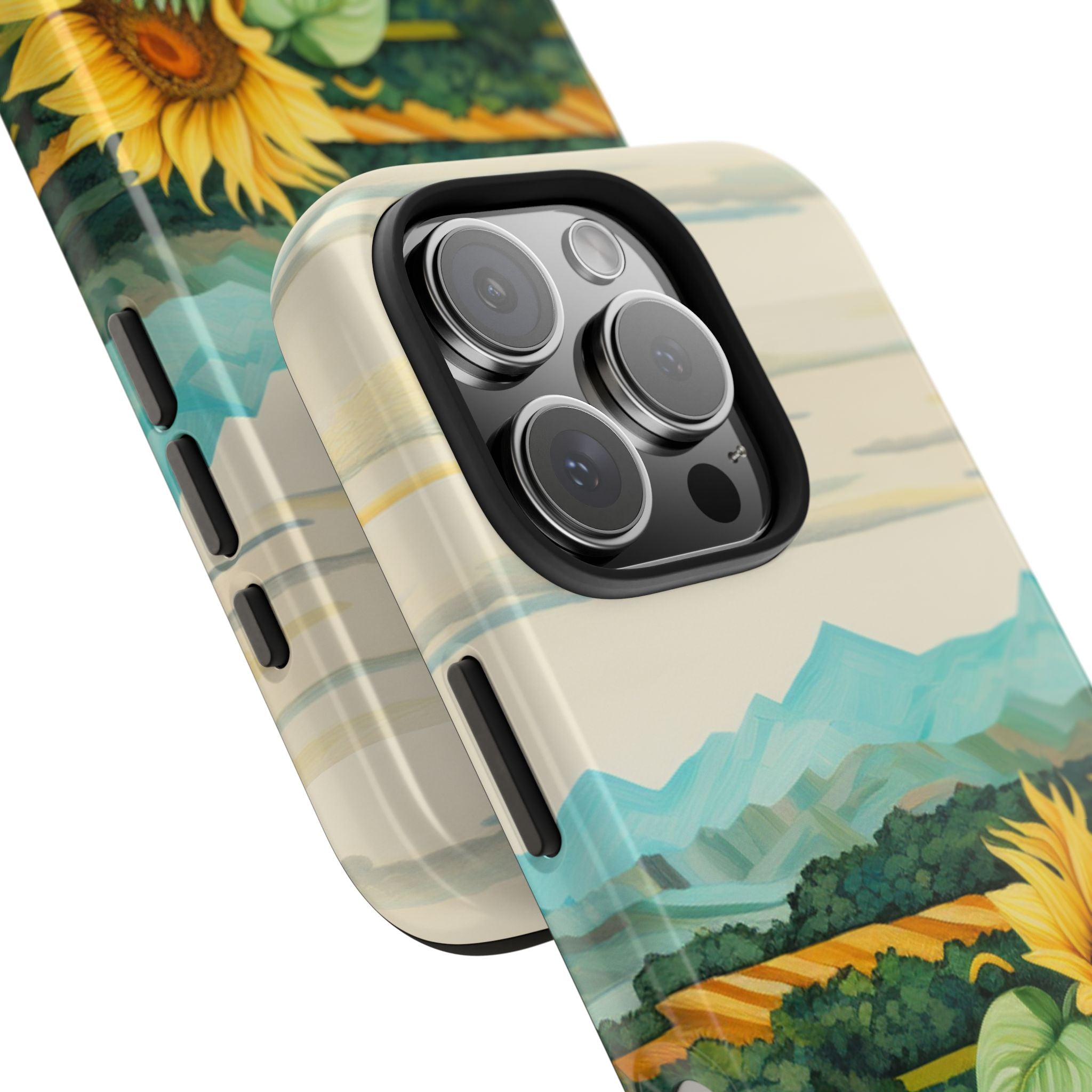 Mountain View Sunflowers  - Tough Case for iPhone 14, 15, 16