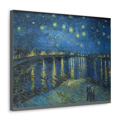 Starry Night Over the Rhone - Vincent Van Gogh Canvas Gallery Wraps