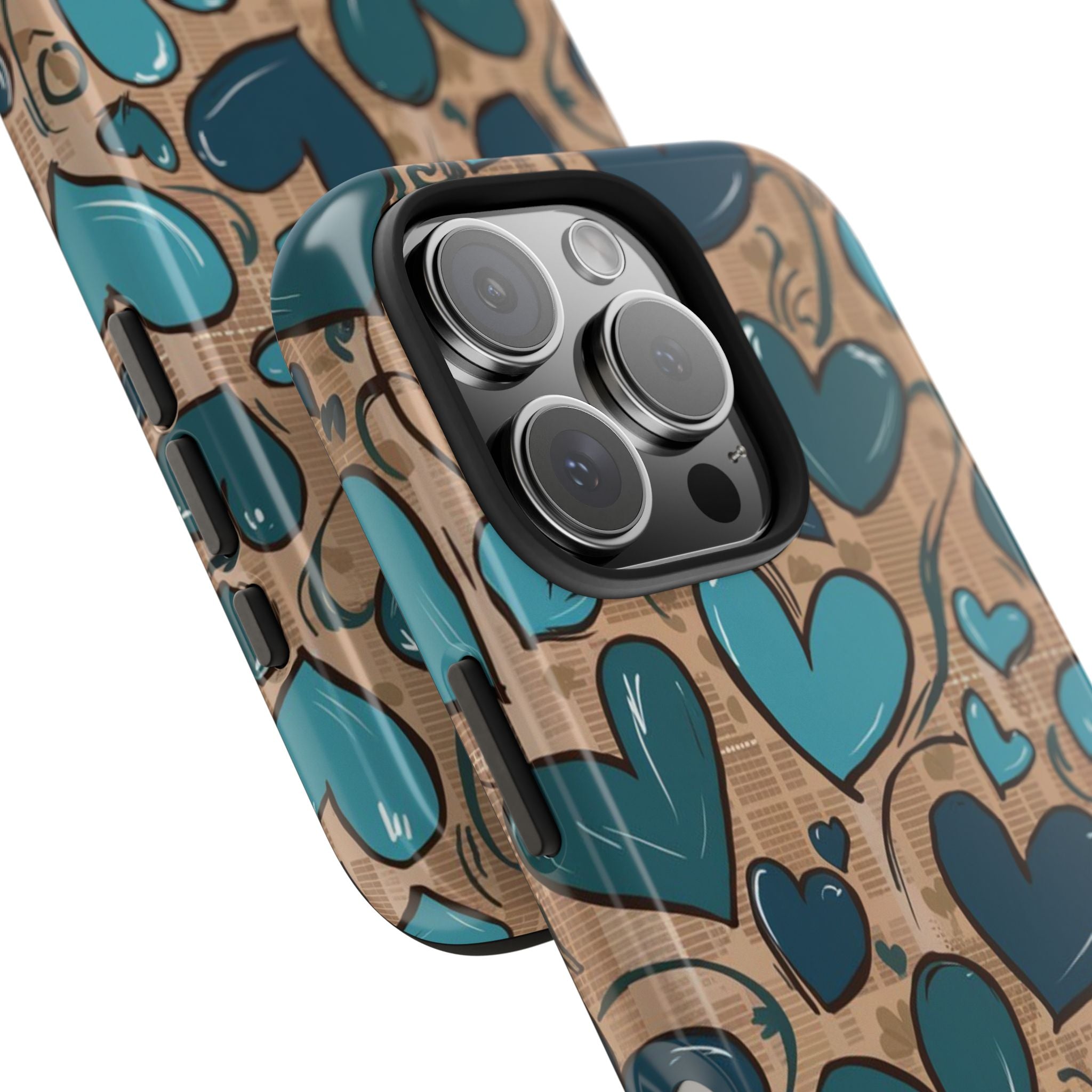 Cora Azul  - Tough Case for iPhone 14, 15, 16 - Spruced Roost