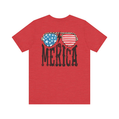 America Sunglasses - Unisex Jersey Short Sleeve Tee