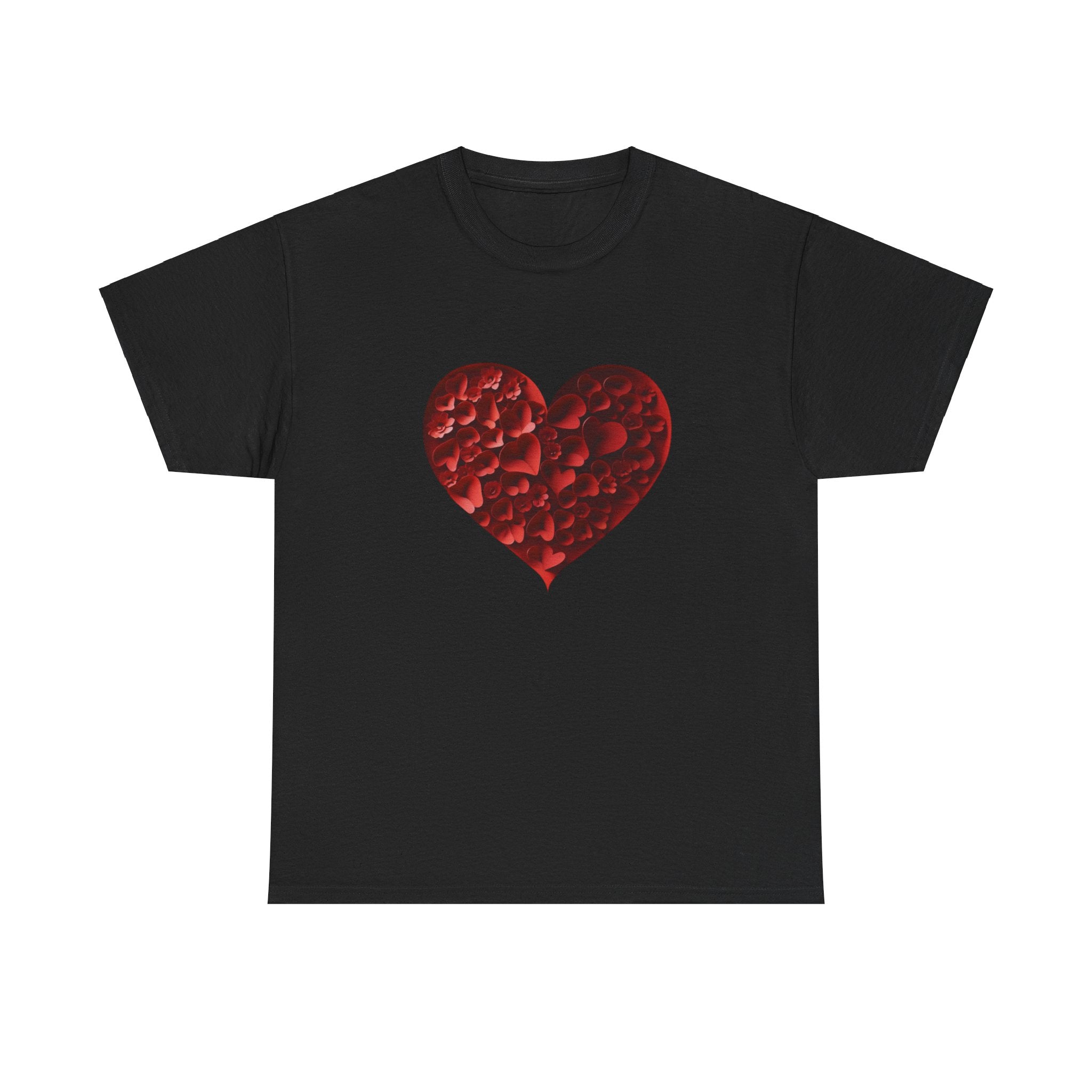 Floral Heart - Unisex Heavy Cotton Tee - Spruced Roost