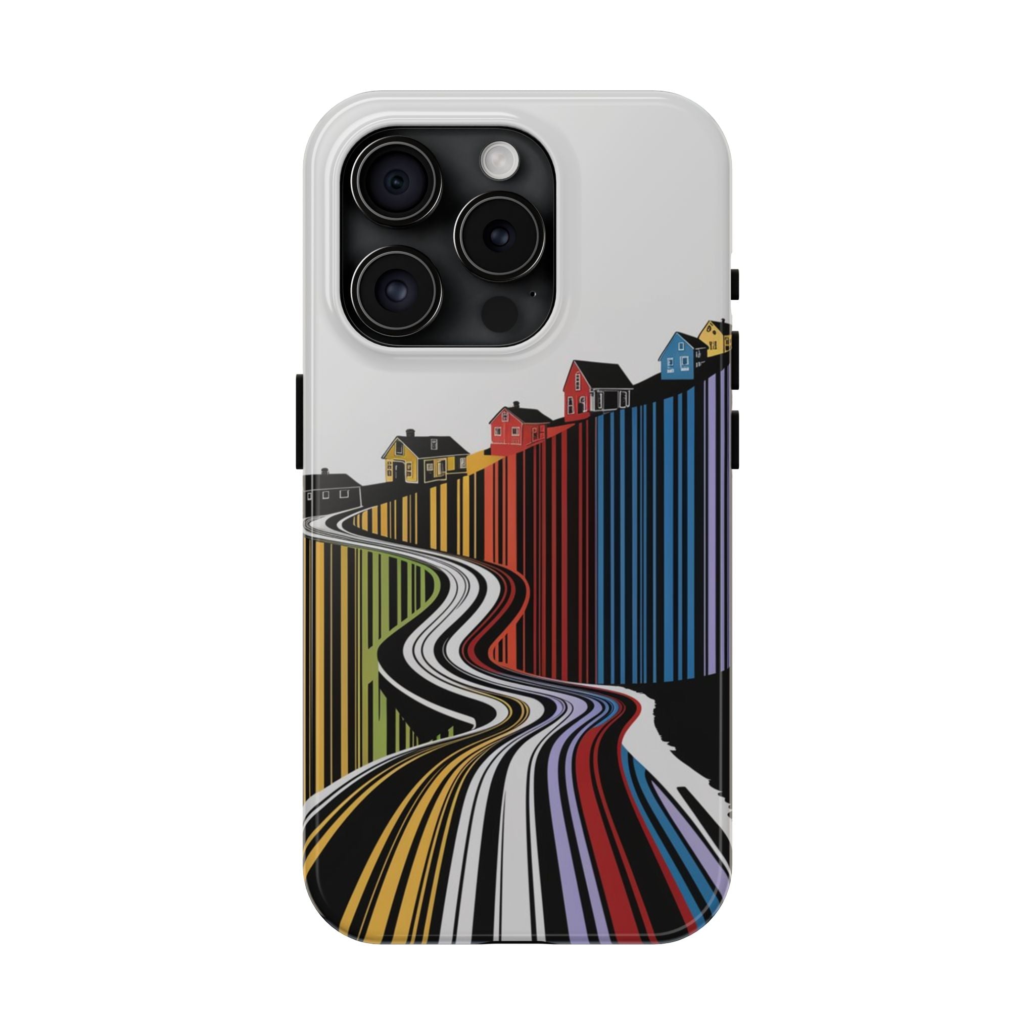 Modern Suburbs - Tough Case for iPhone 14, 15, 16 - Spruced Roost