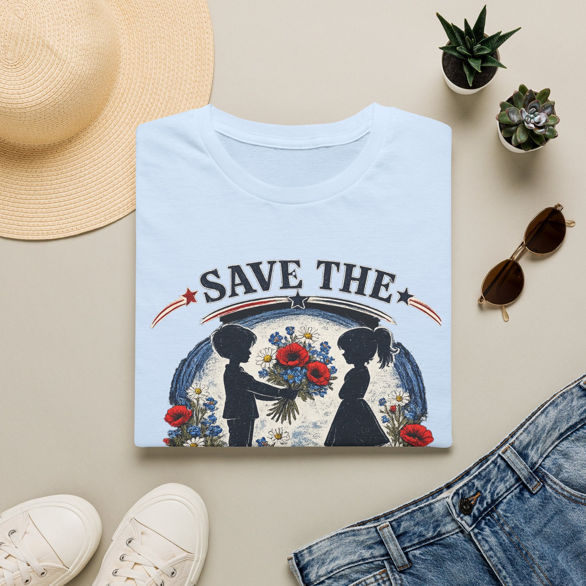Save the Wildflowers T‑Shirt — Floral Conservation Tee
