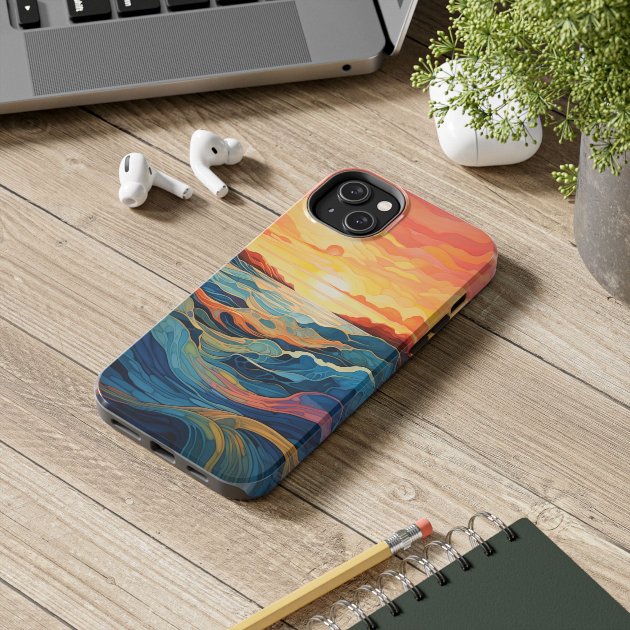 Sunset Swell - Tough Case for iPhone 14, 15, 16