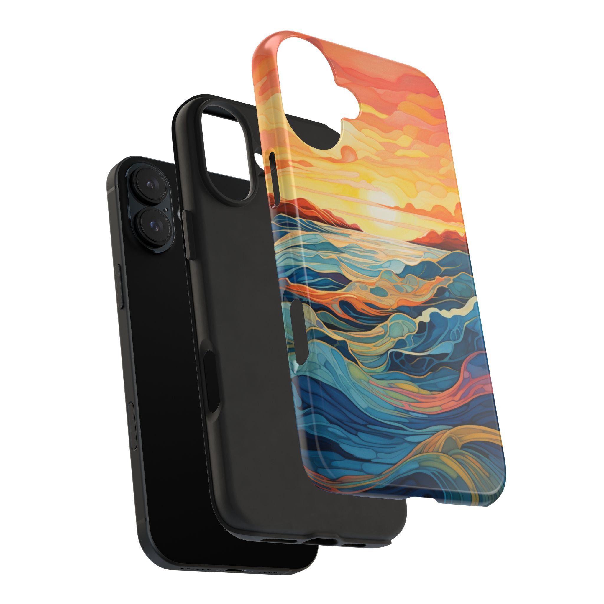 Sunset Swell - Tough Case for iPhone 14, 15, 16