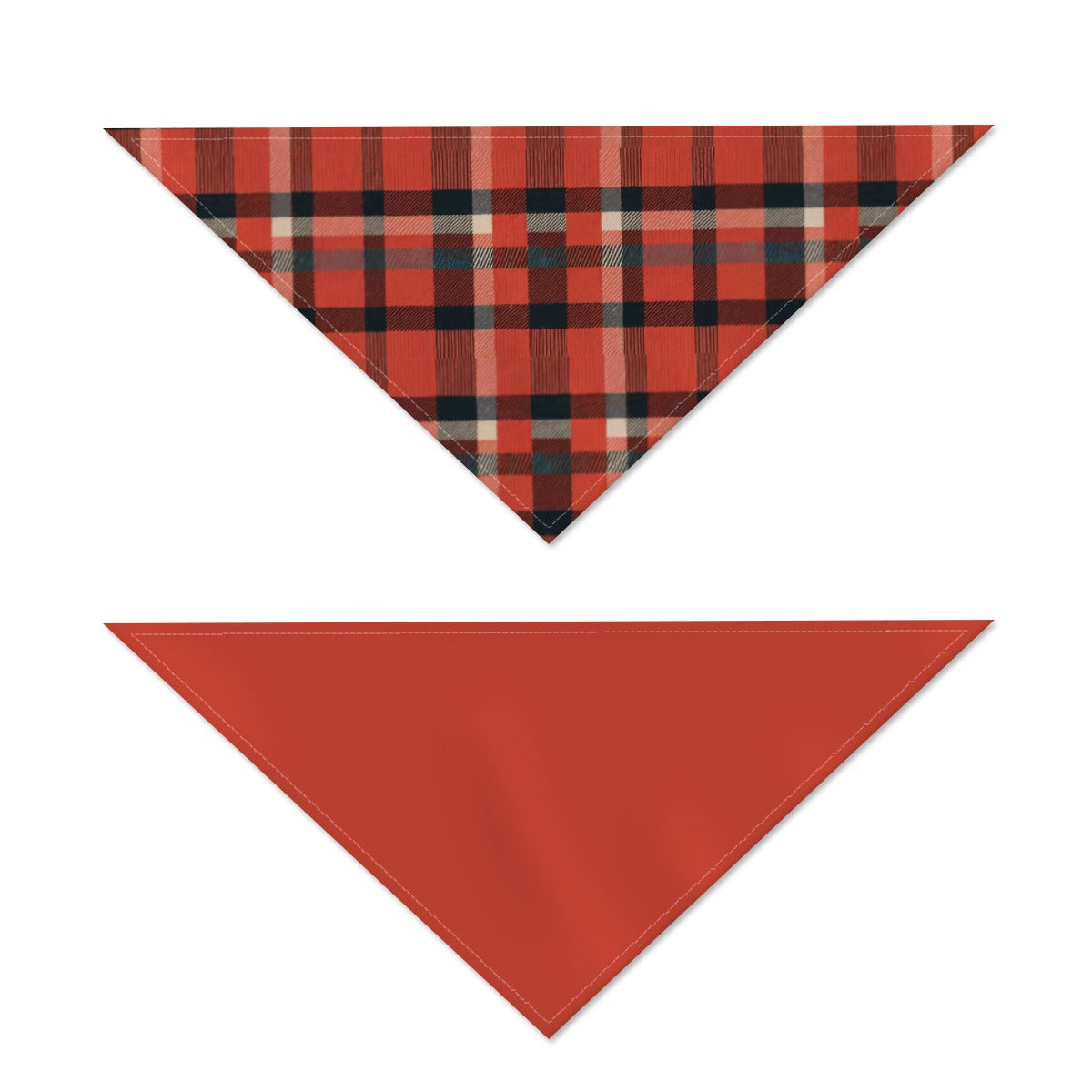 Russet Plaid Pet's Scarf