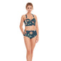 Teals Women's Swimsuit Set With Halter AOP