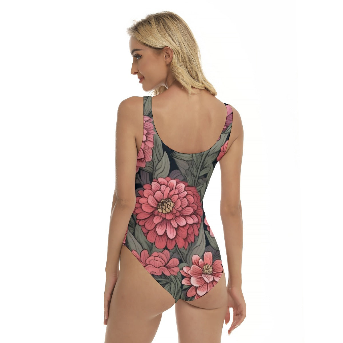 Pink Dahlia Women's One-piece Swimsuit